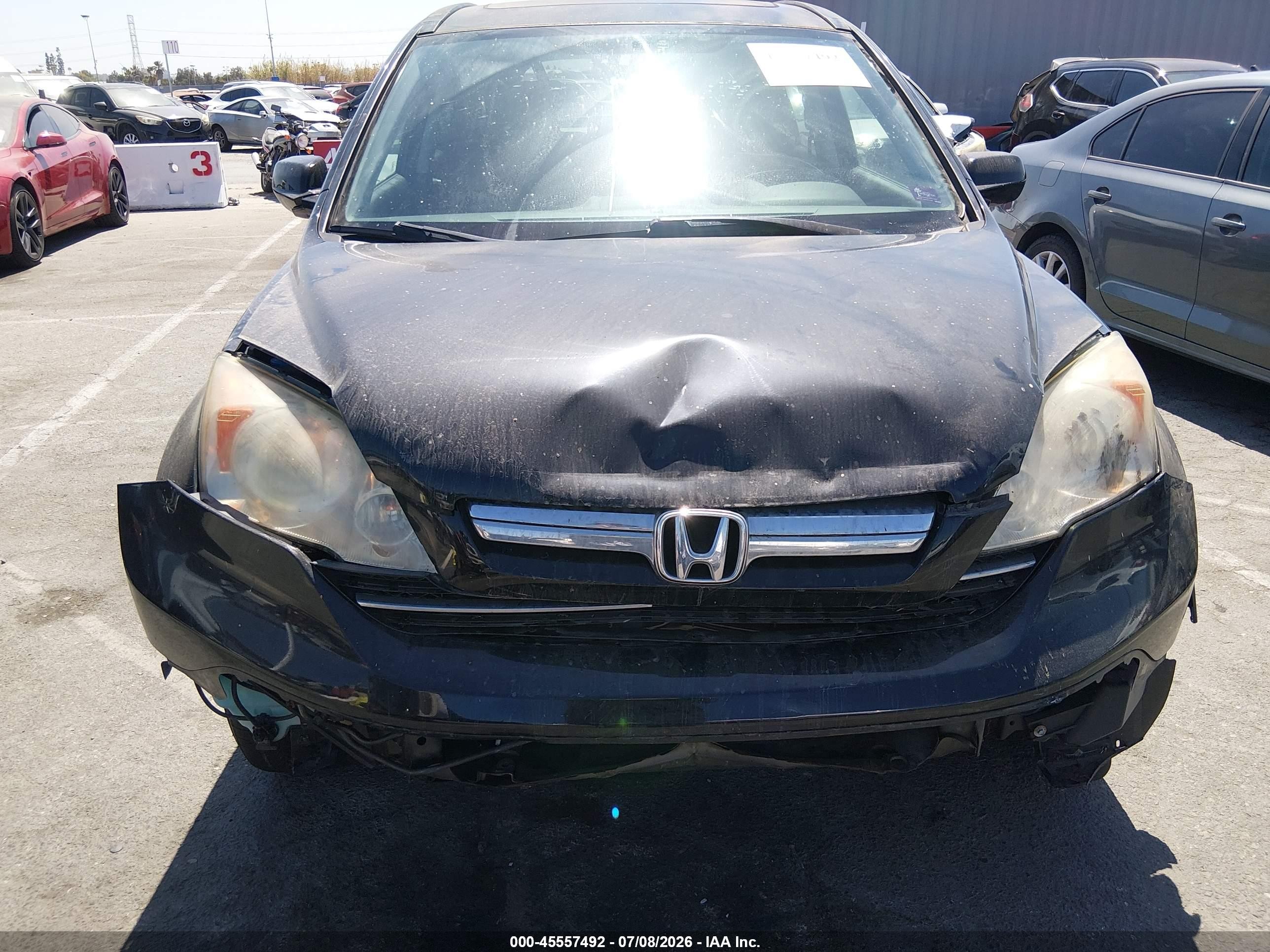2009 Honda Cr-v Ex-l Black vin: 5J6RE48709L055782