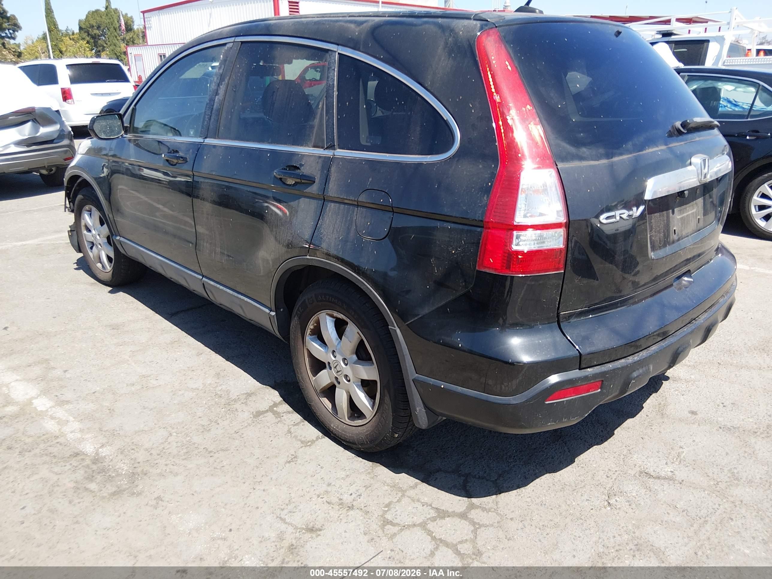 2009 Honda Cr-v Ex-l Black vin: 5J6RE48709L055782