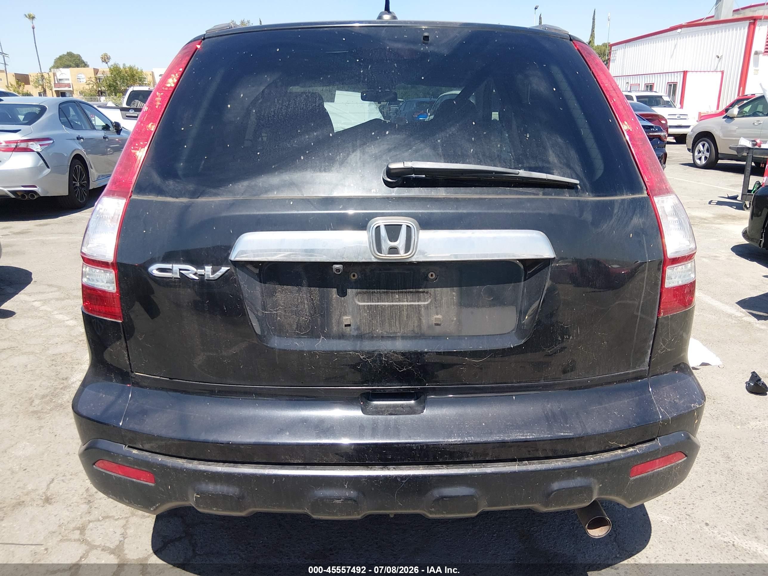 2009 Honda Cr-v Ex-l Black vin: 5J6RE48709L055782