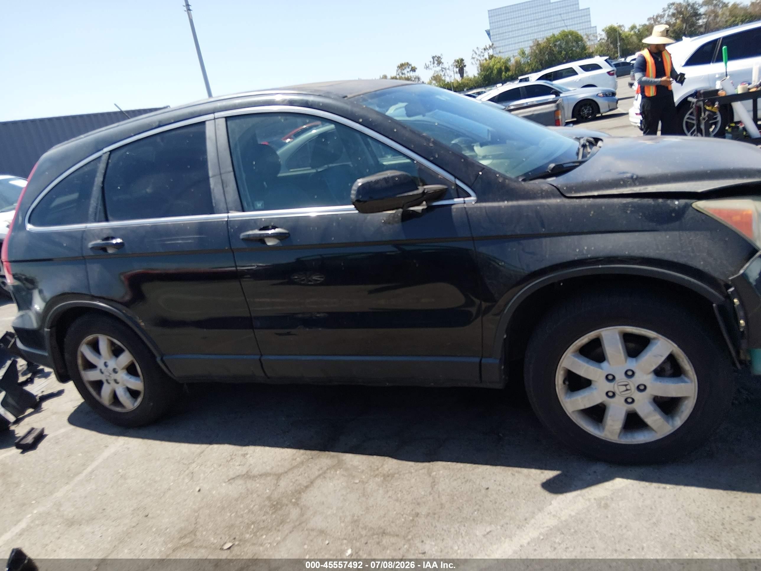 2009 Honda Cr-v Ex-l Black vin: 5J6RE48709L055782