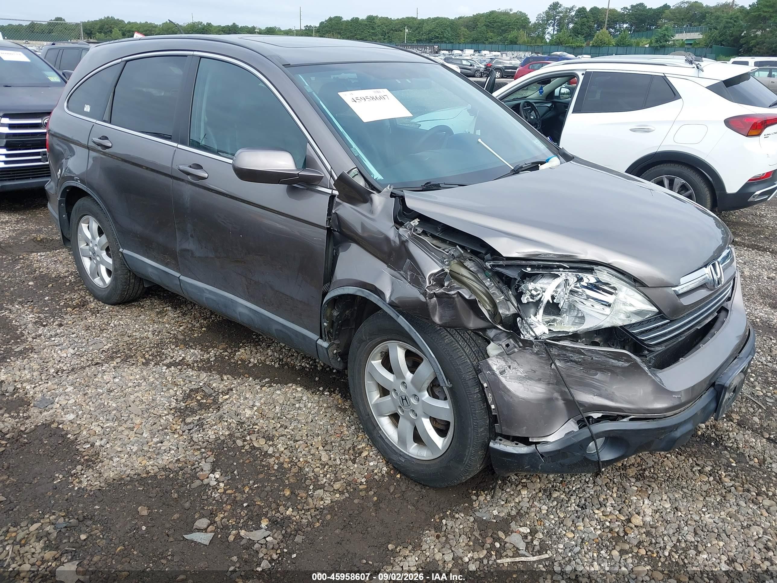 2009 Honda Cr-v Ex-l Серый vin: 5J6RE48709L057385