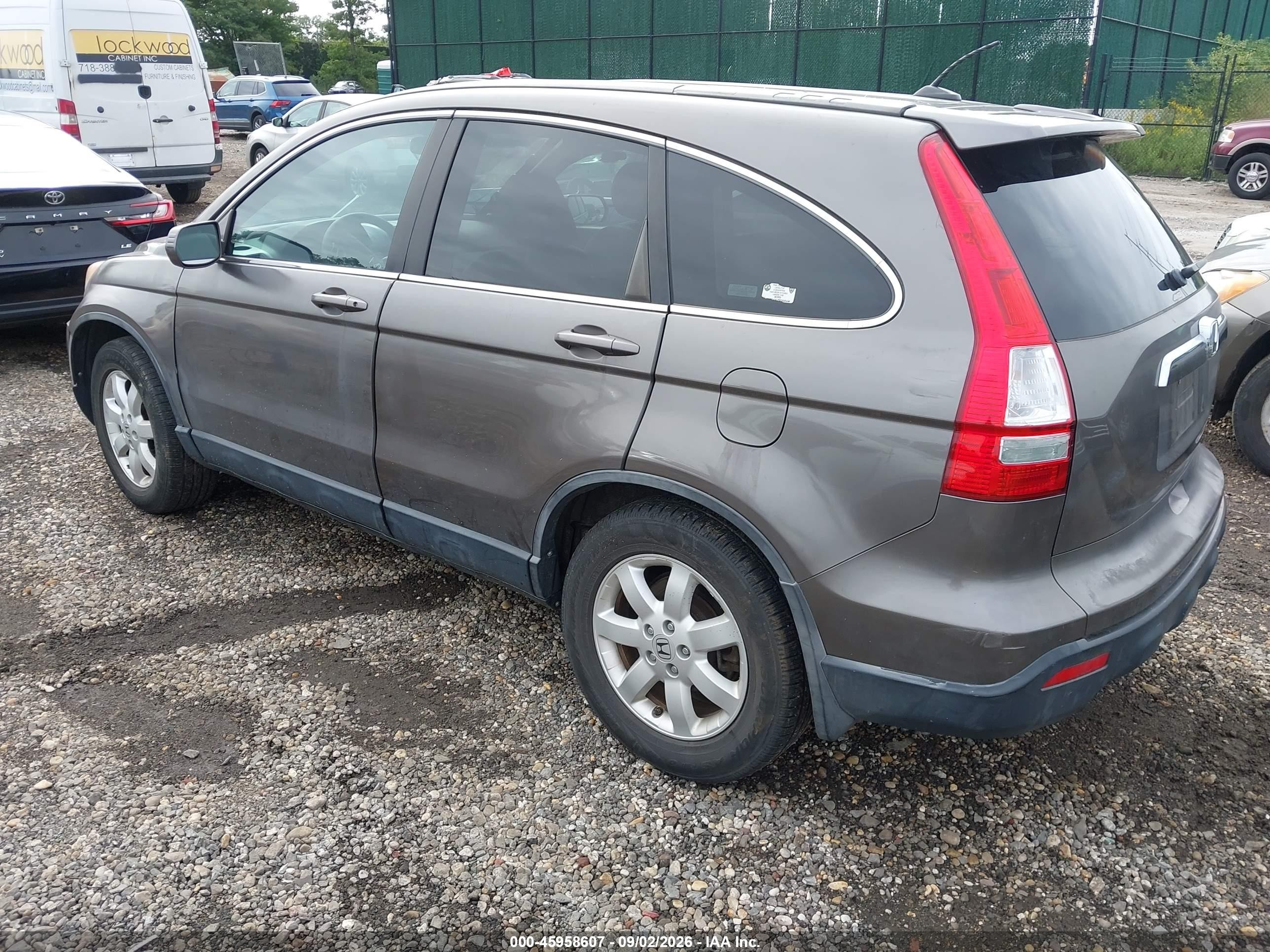 2009 Honda Cr-v Ex-l Серый vin: 5J6RE48709L057385