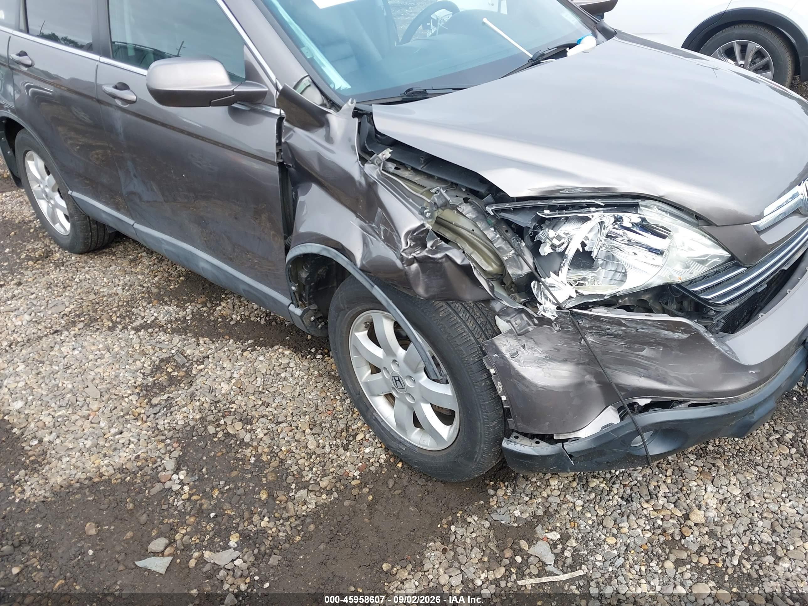 2009 Honda Cr-v Ex-l Серый vin: 5J6RE48709L057385