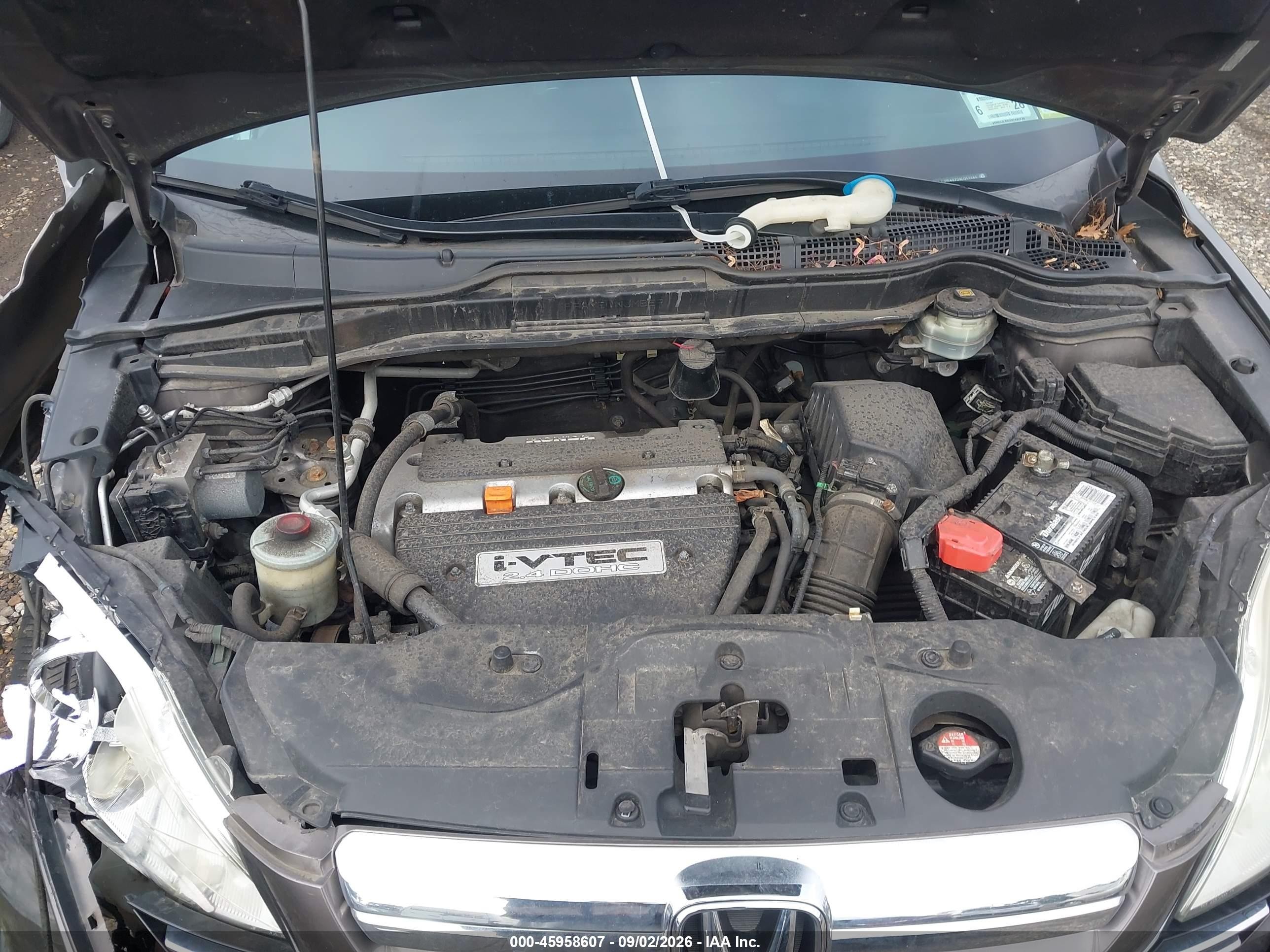 2009 Honda Cr-v Ex-l Серый vin: 5J6RE48709L057385