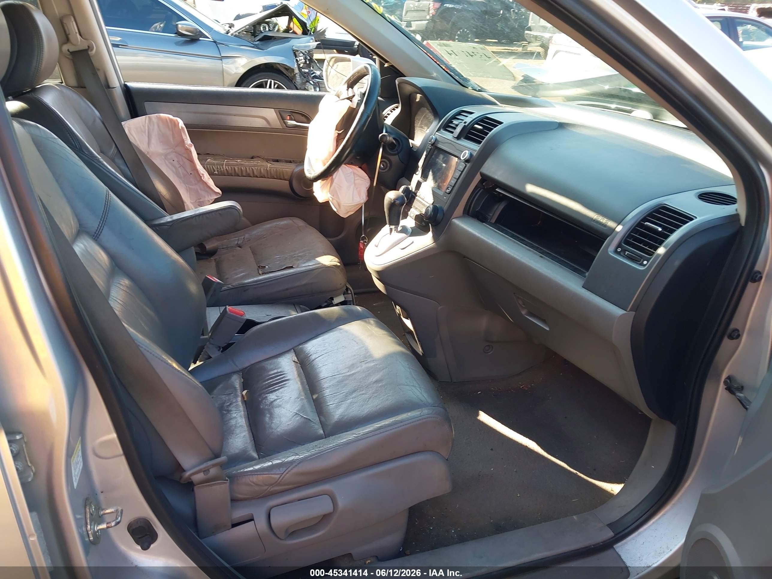 2009 Honda Cr-v Ex-l Silver vin: 5J6RE48709L065552