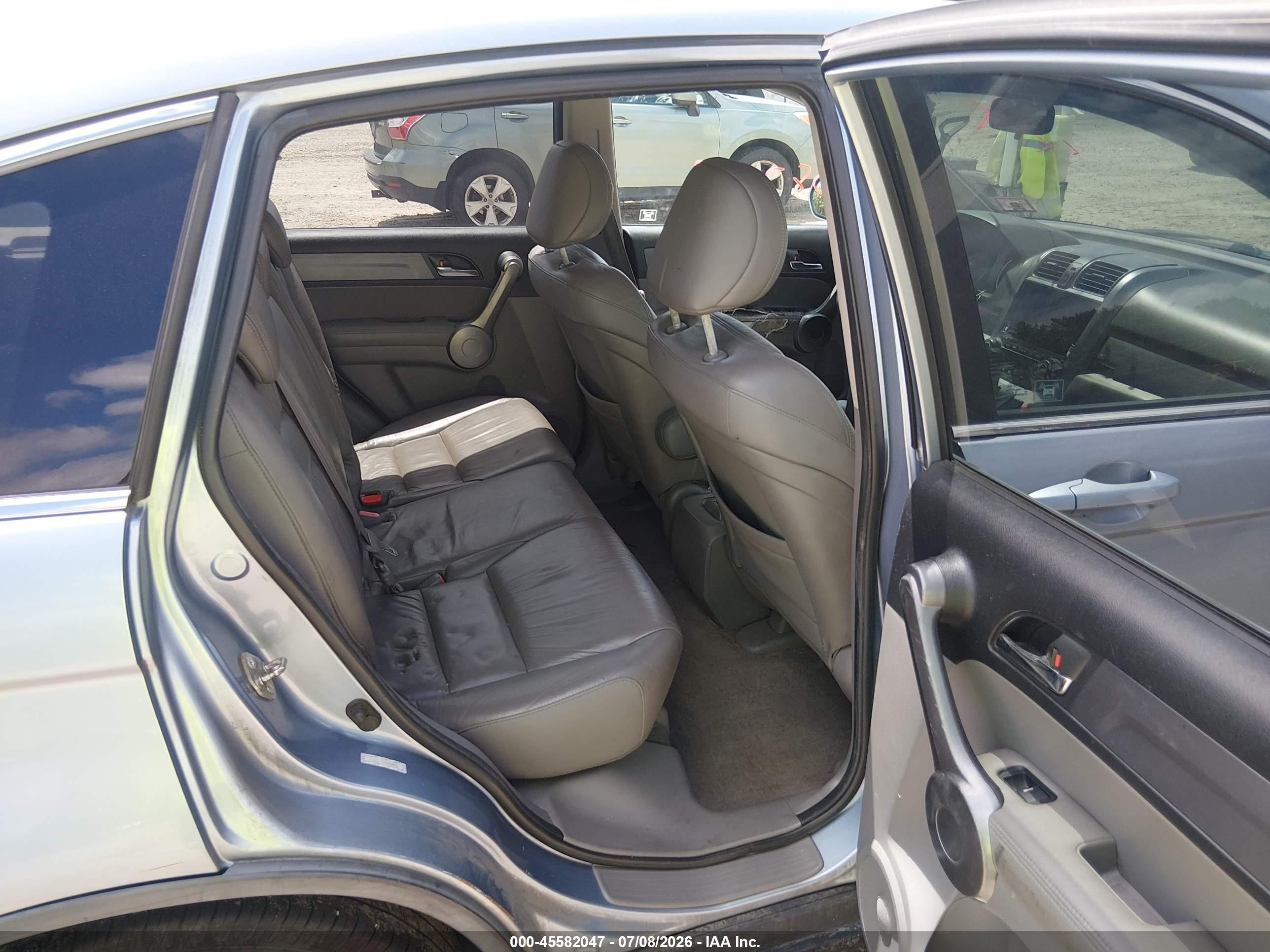 2009 Honda Cr-v Ex-l Blue vin: 5J6RE48709L069553