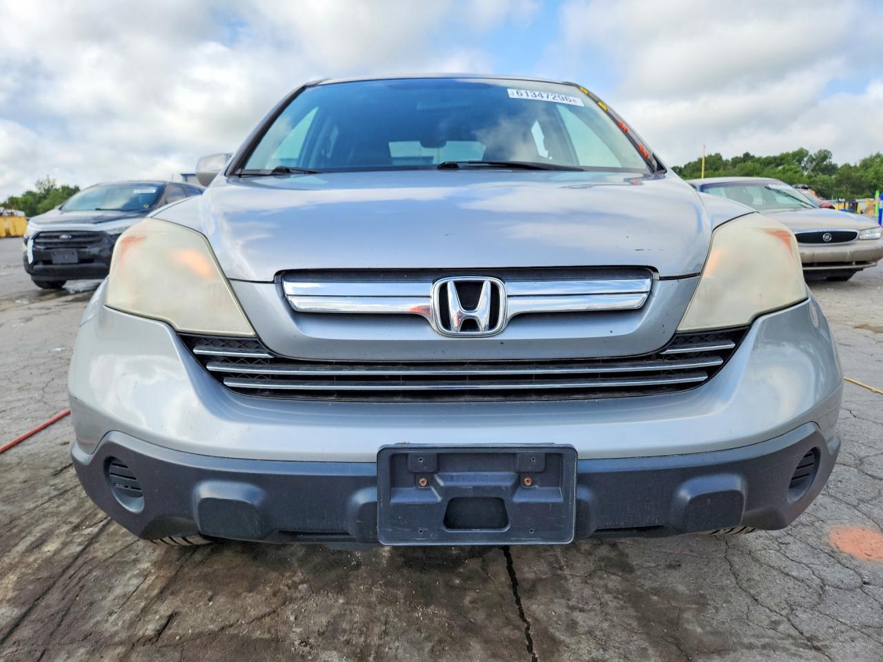 2007 Honda Cr-v Exl Silver vin: 5J6RE48717L008290