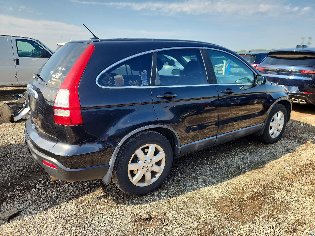 2008 Honda Cr-v Exl Black vin: 5J6RE48718L007772