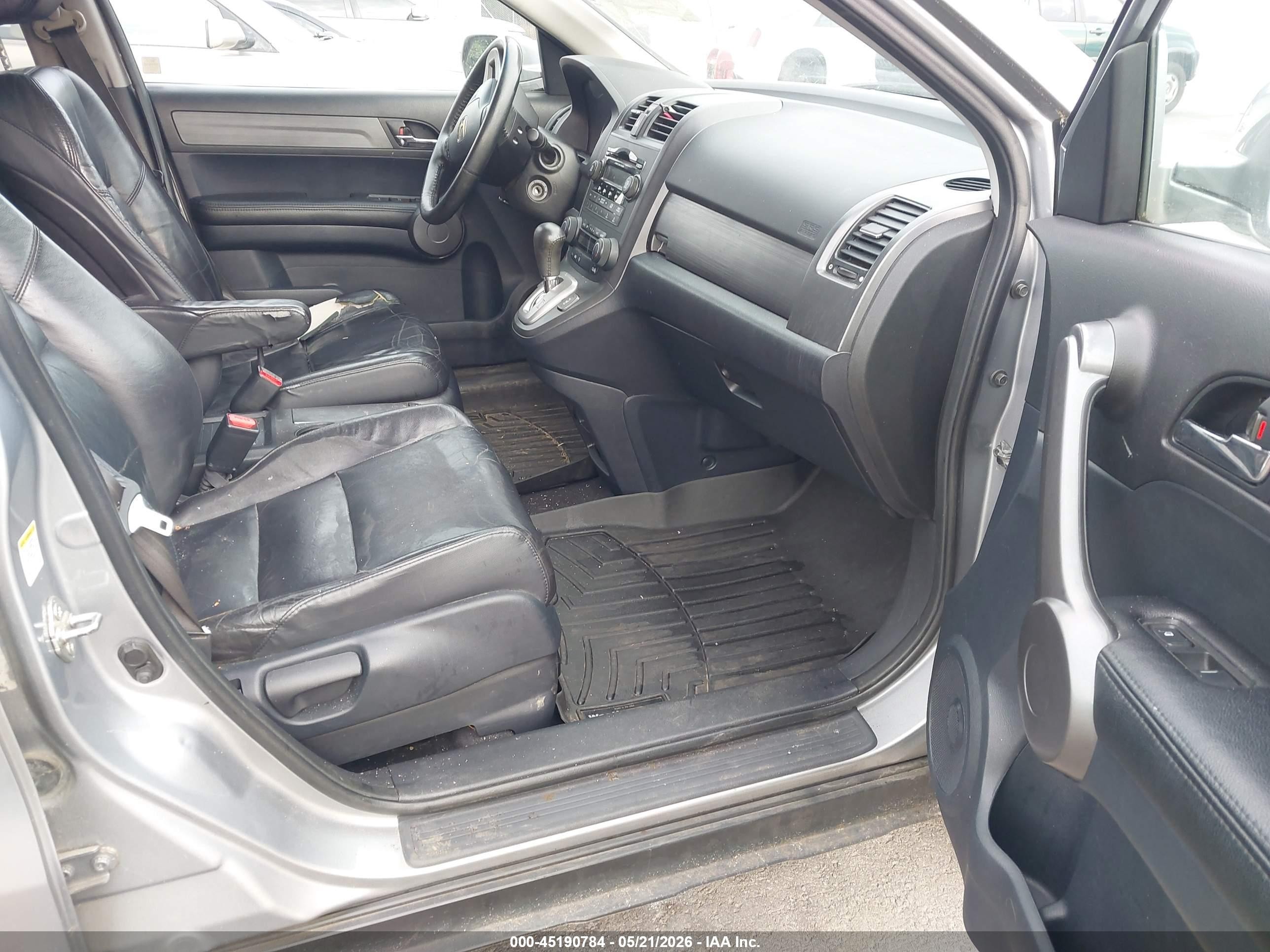 2008 Honda Cr-v Ex-l Silver vin: 5J6RE48718L015306