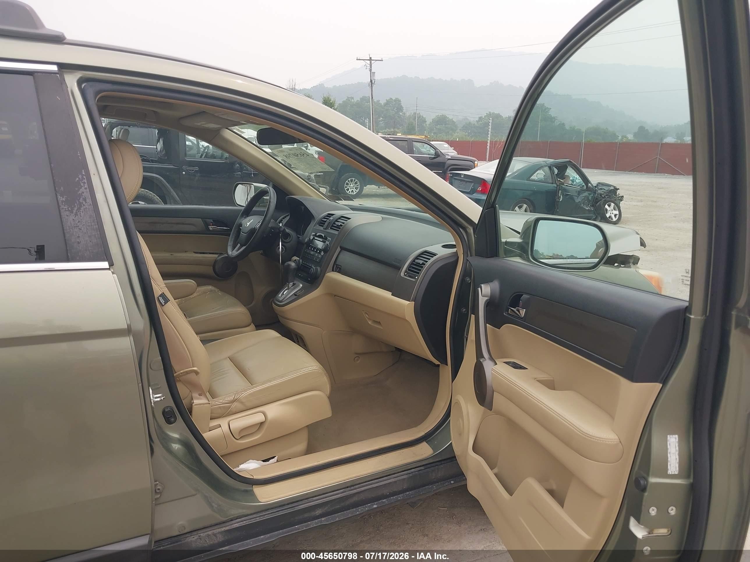2008 Honda Cr-v Ex-l Green vin: 5J6RE48718L038505
