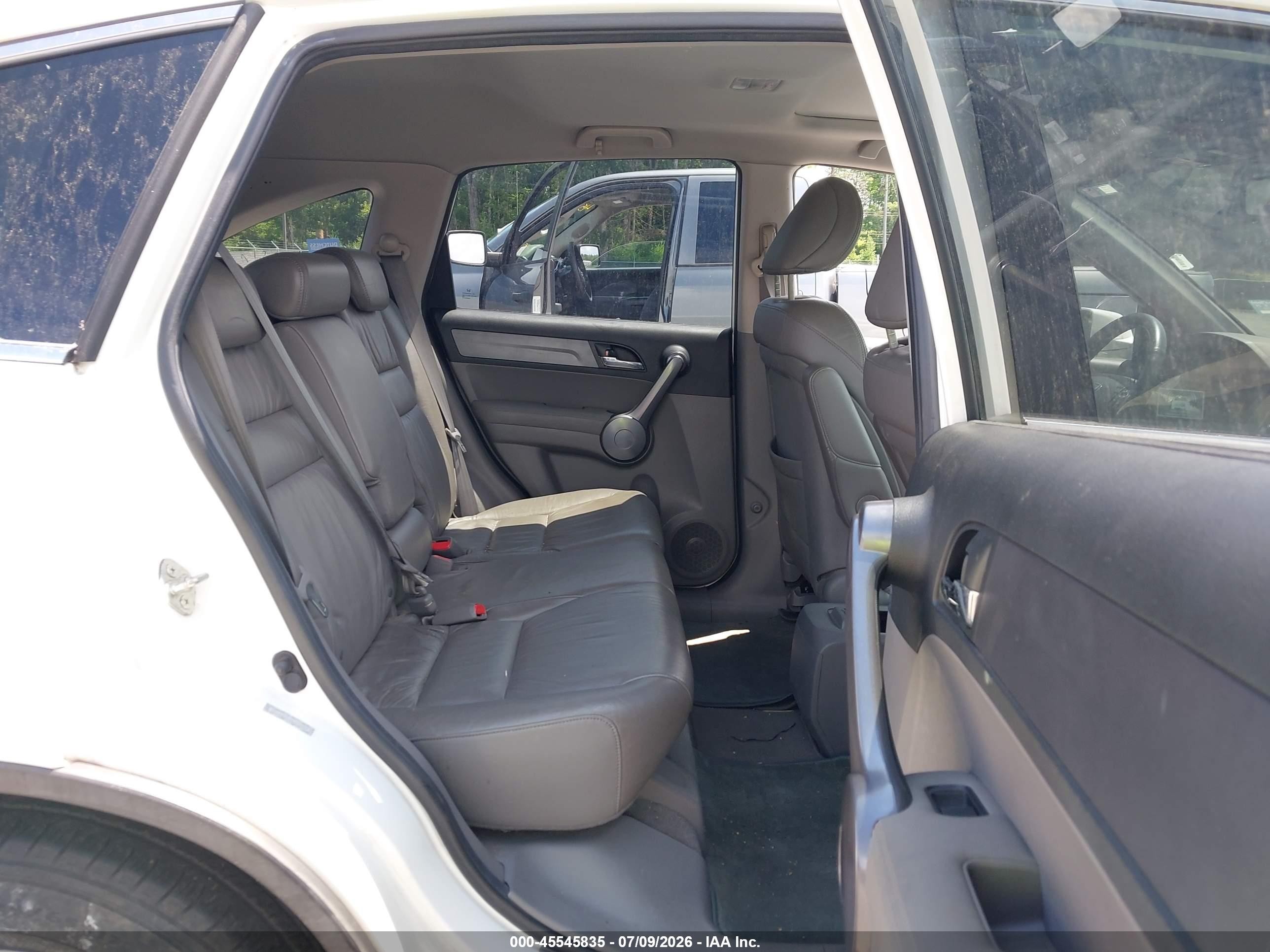 2008 Honda Cr-v Exl White vin: 5J6RE48718L048497