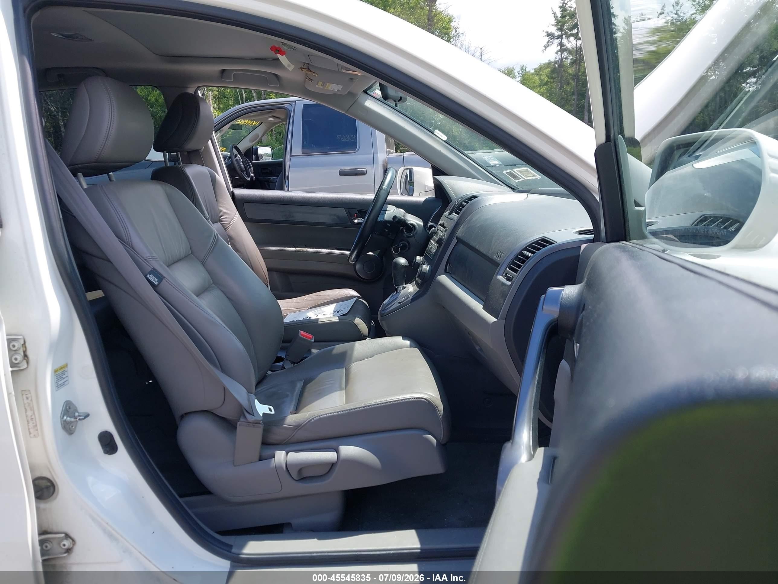 2008 Honda Cr-v Exl White vin: 5J6RE48718L048497