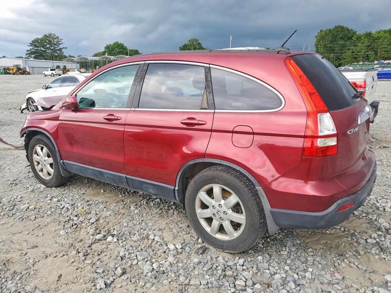 2009 Honda Cr-v Exl Бордовый vin: 5J6RE48719L012097