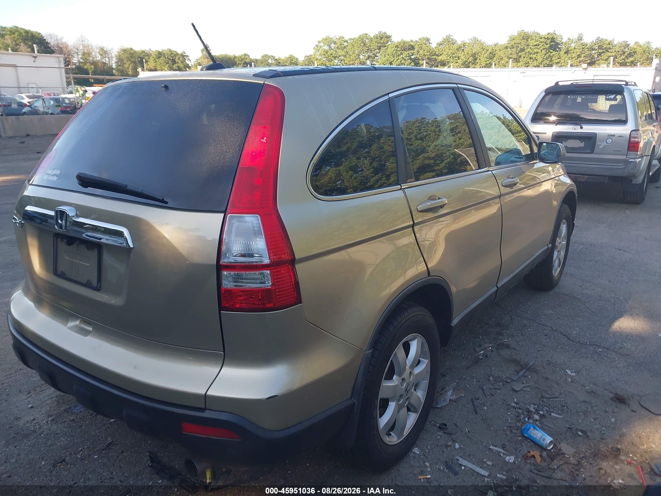 2009 Honda Cr-v Ex-l Gold vin: 5J6RE48719L020958