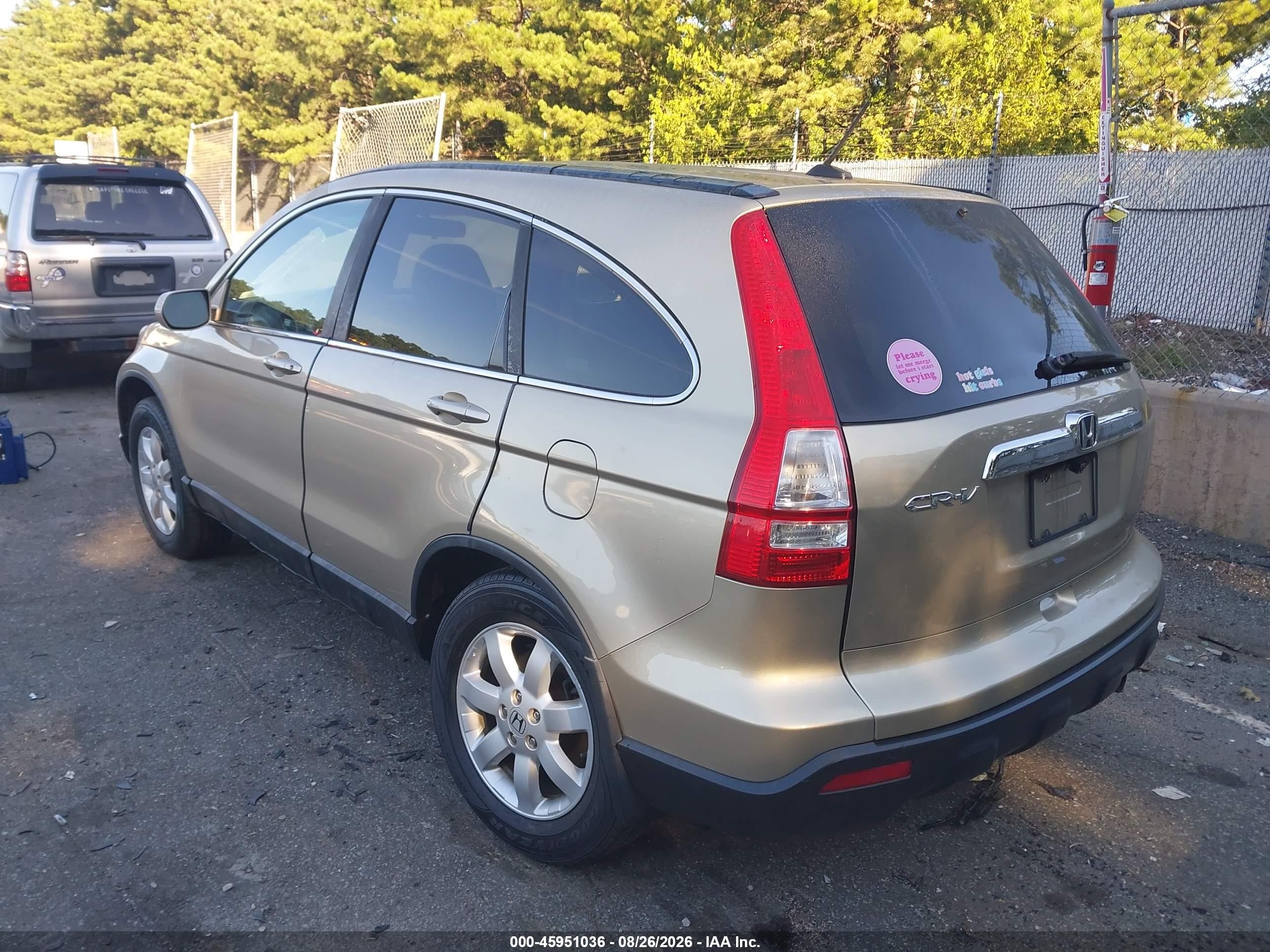 2009 Honda Cr-v Ex-l Gold vin: 5J6RE48719L020958