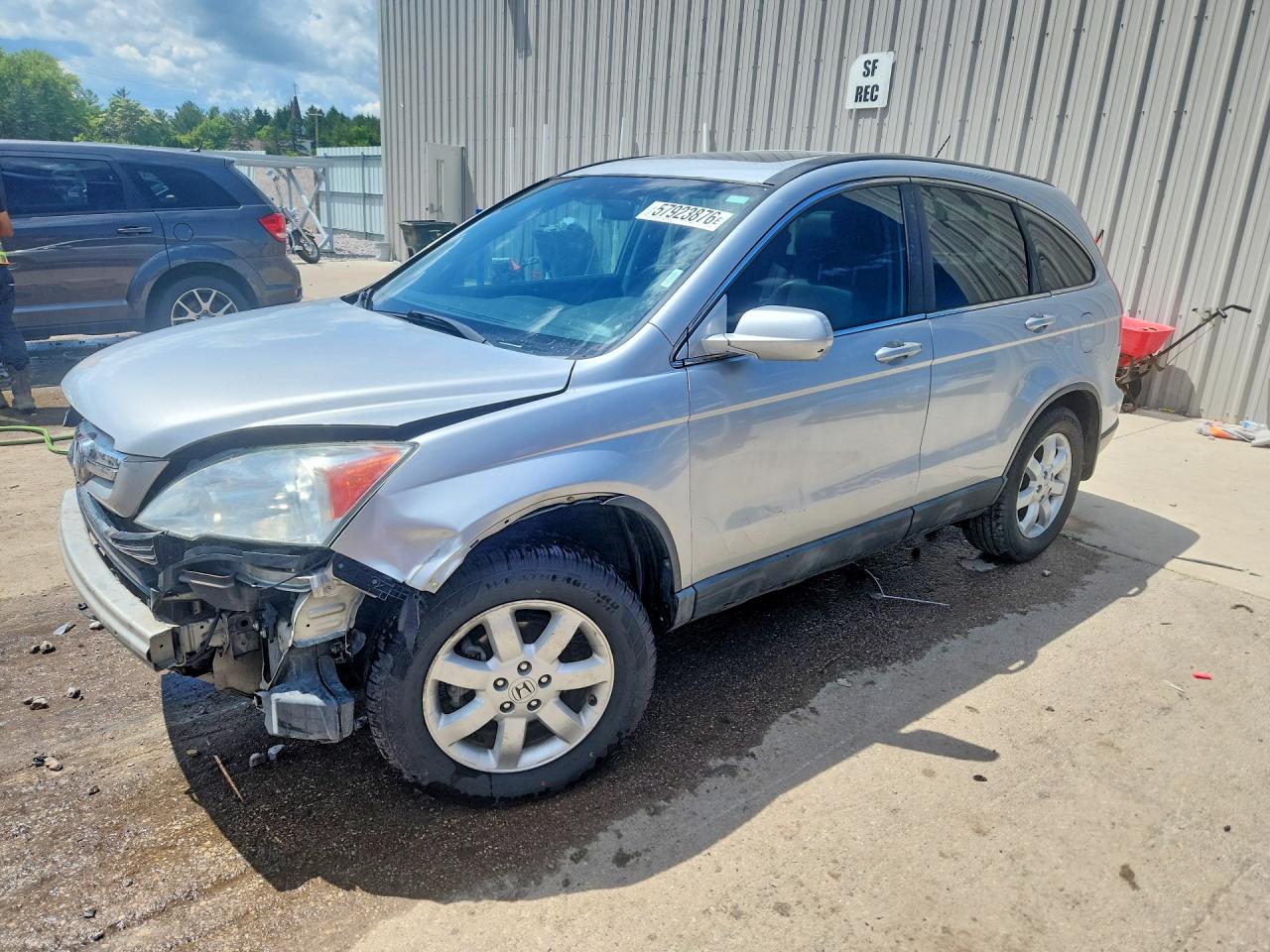 2009 Honda Cr-v Exl Серебряный vin: 5J6RE48719L040840