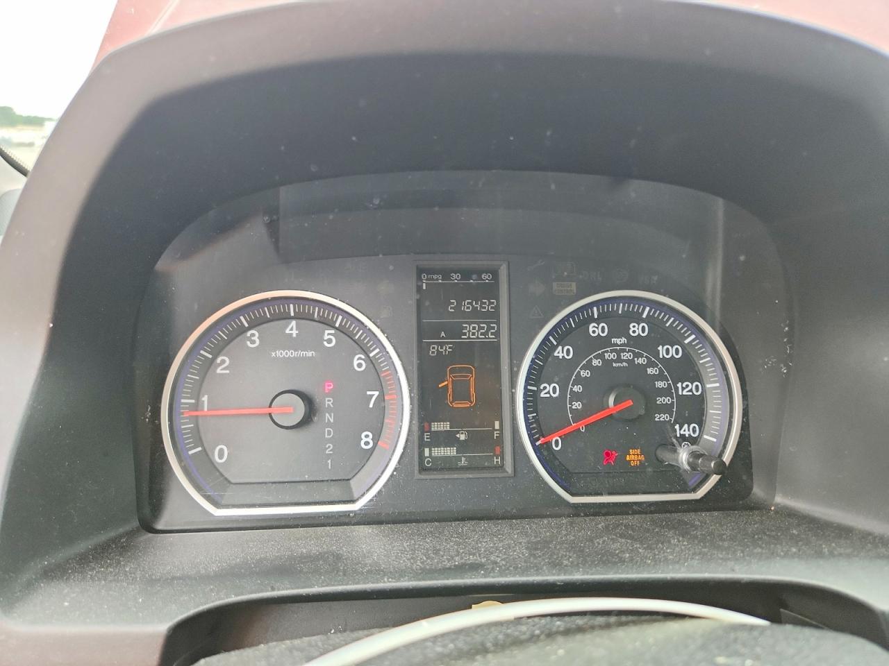 2009 Honda Cr-v Exl Red vin: 5J6RE48719L048260
