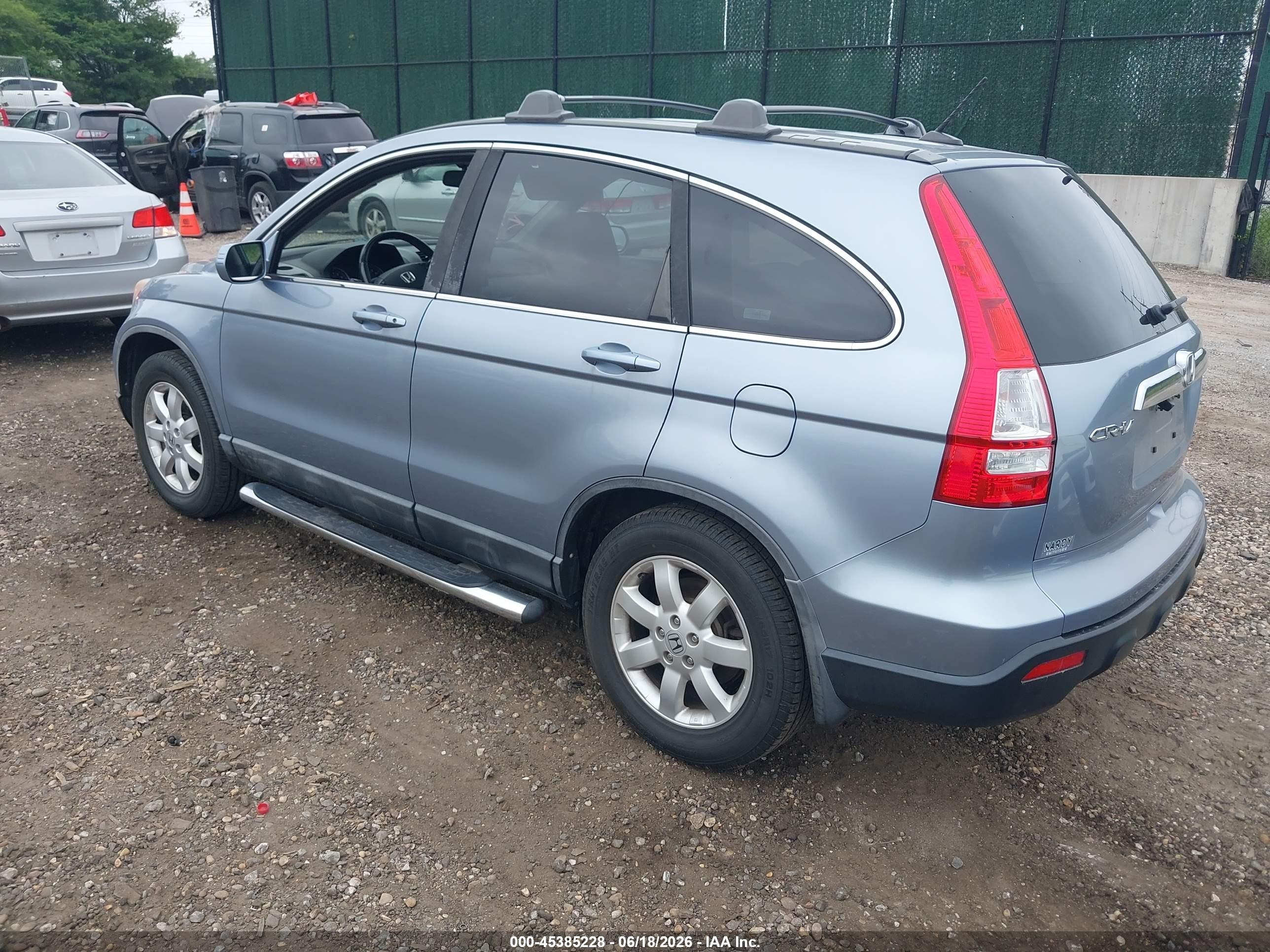 2009 Honda Cr-v Ex-l Синий vin: 5J6RE48719L059808