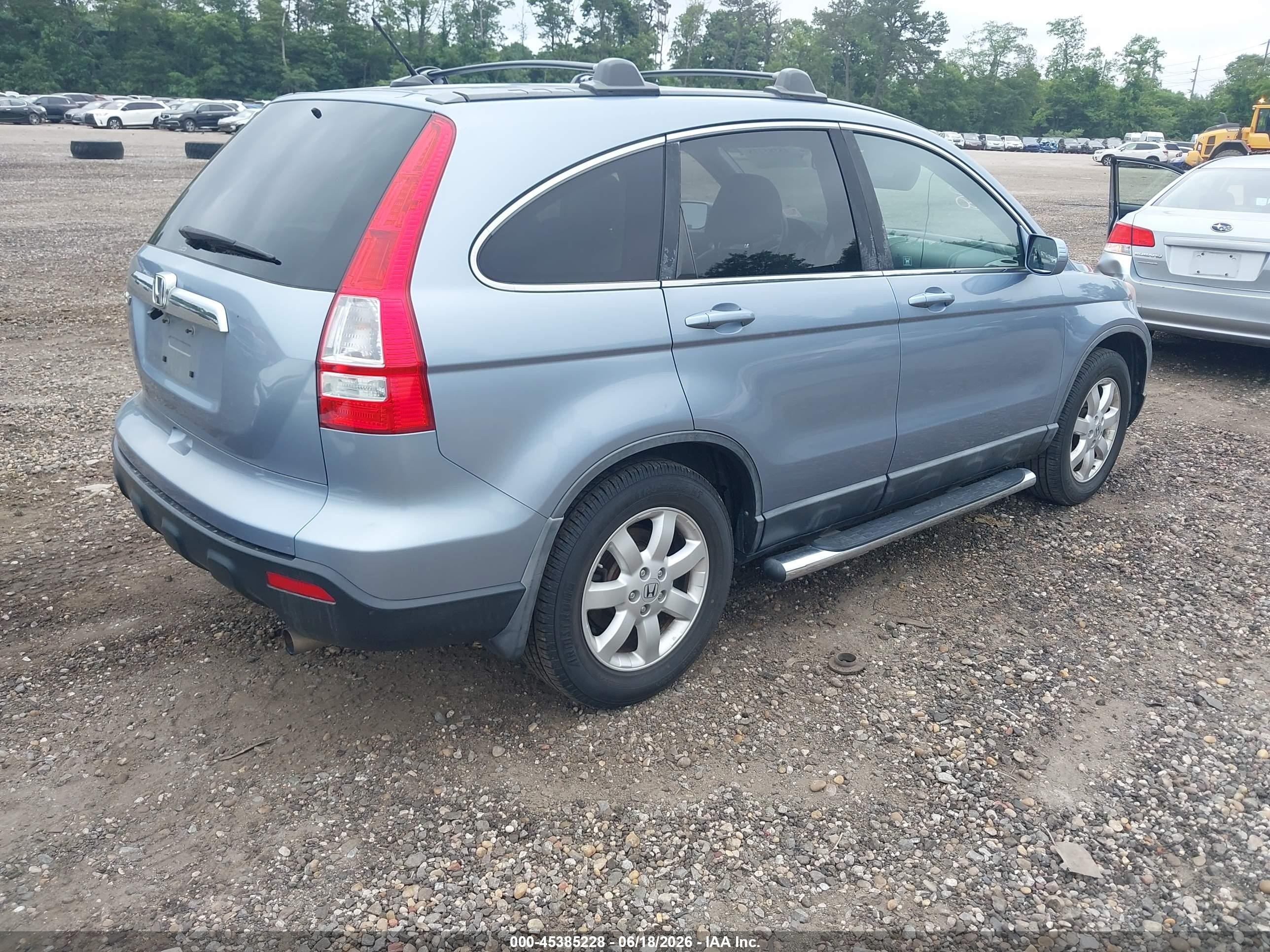 2009 Honda Cr-v Ex-l Синий vin: 5J6RE48719L059808