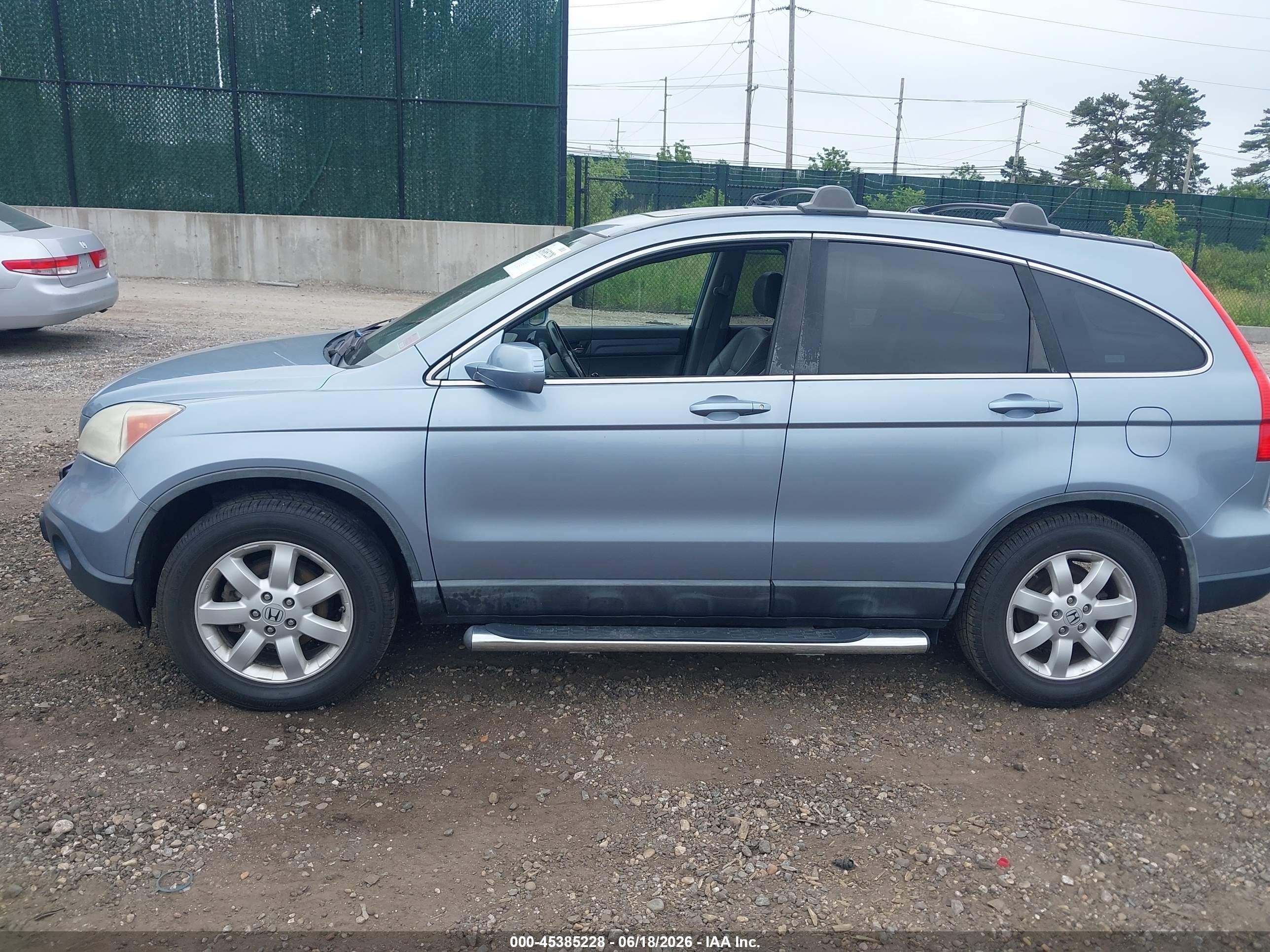 2009 Honda Cr-v Ex-l Синий vin: 5J6RE48719L059808