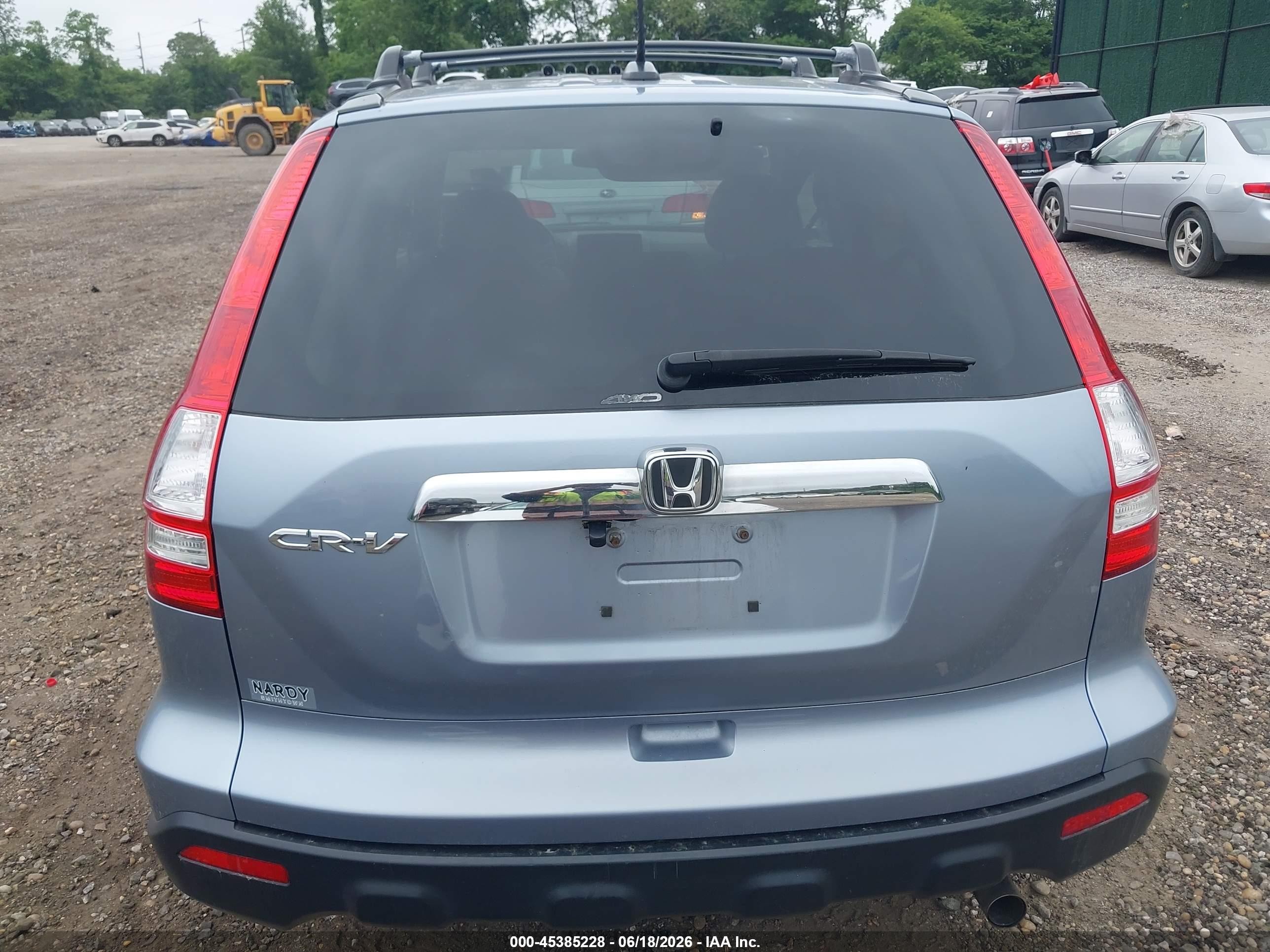 2009 Honda Cr-v Ex-l Синий vin: 5J6RE48719L059808