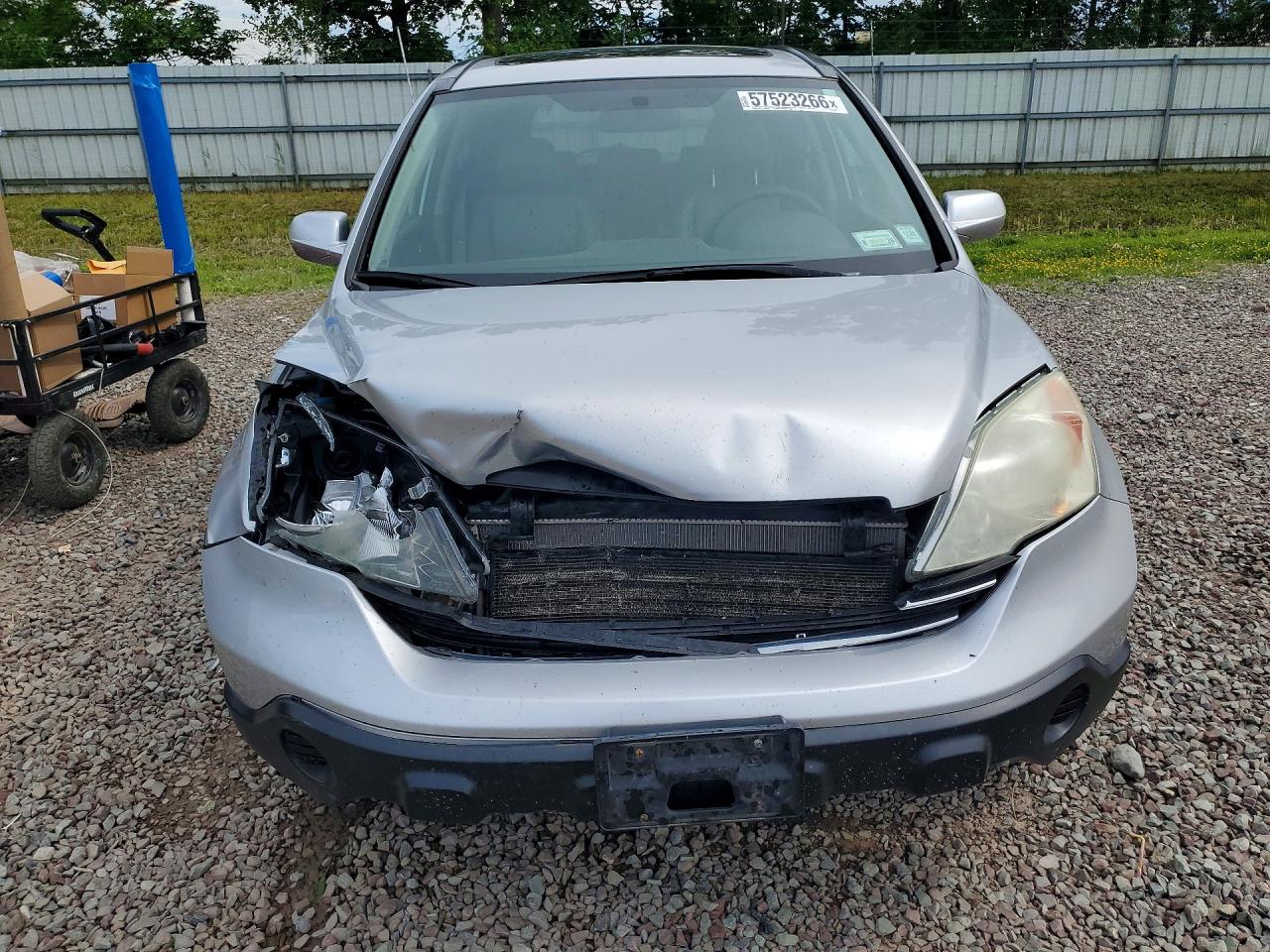 2009 Honda Cr-v Exl Silver vin: 5J6RE48719L064264