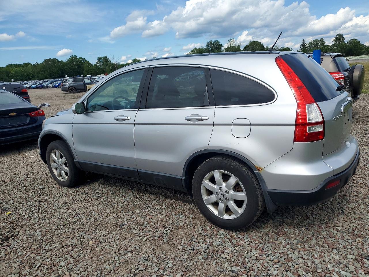 2009 Honda Cr-v Exl Silver vin: 5J6RE48719L064264
