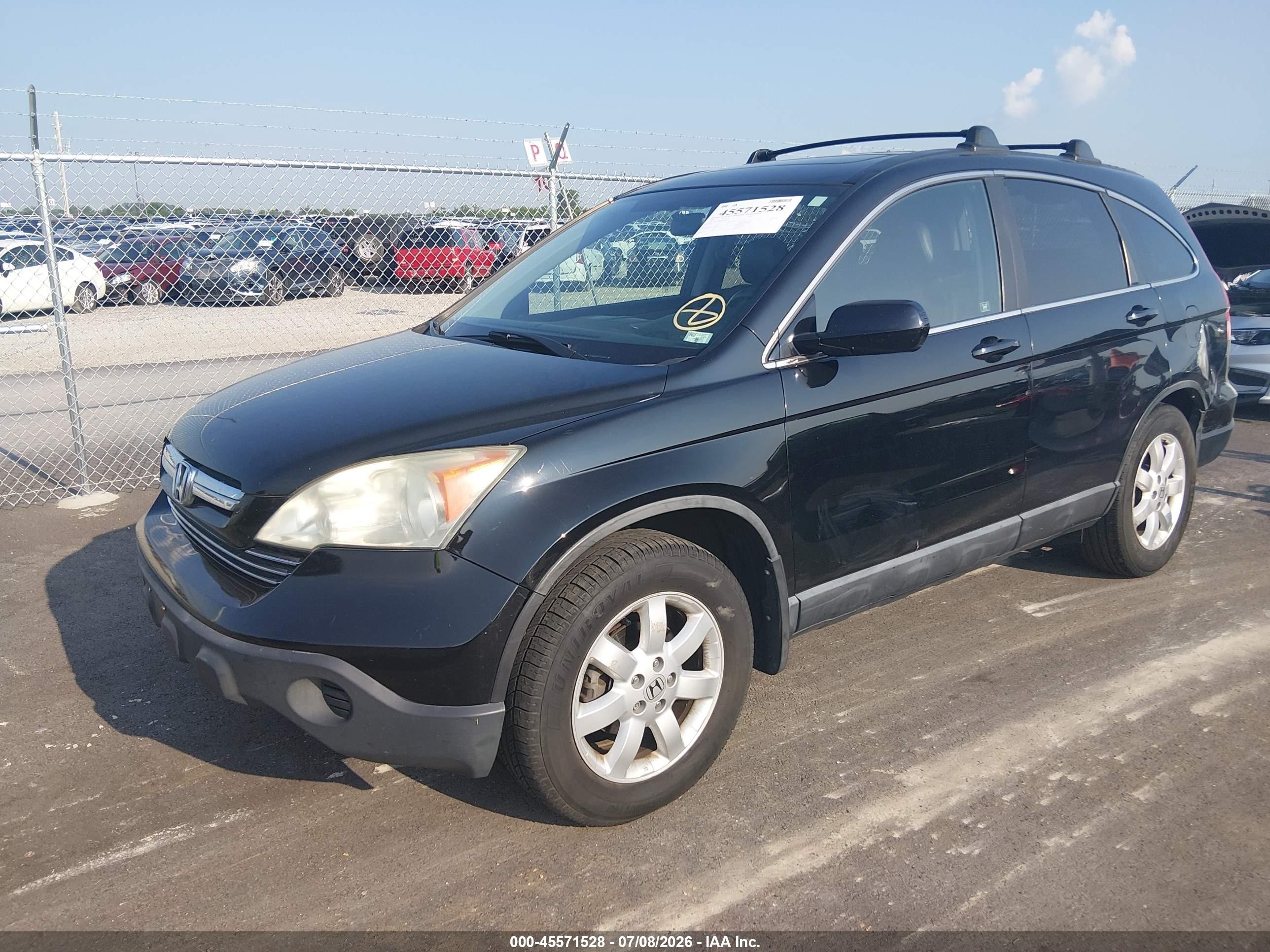 2009 Honda Cr-v Ex-l Black vin: 5J6RE48719L069738