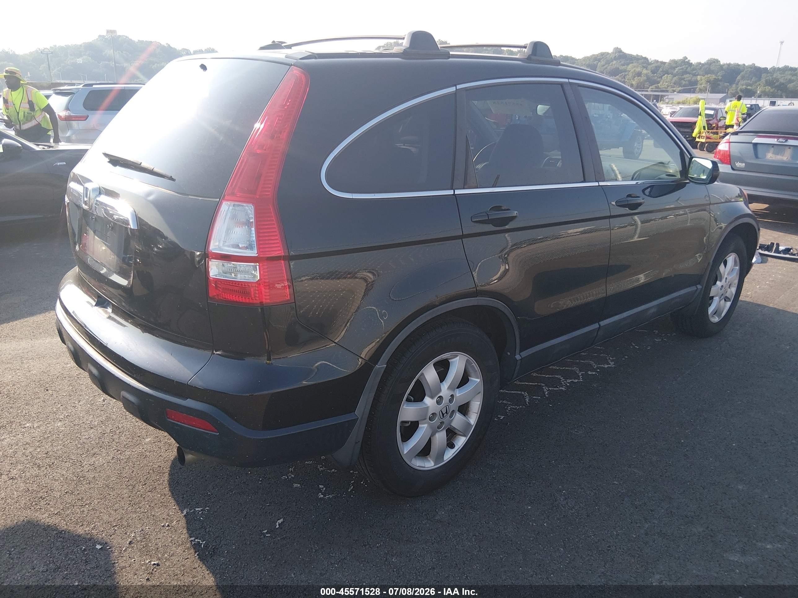 2009 Honda Cr-v Ex-l Black vin: 5J6RE48719L069738