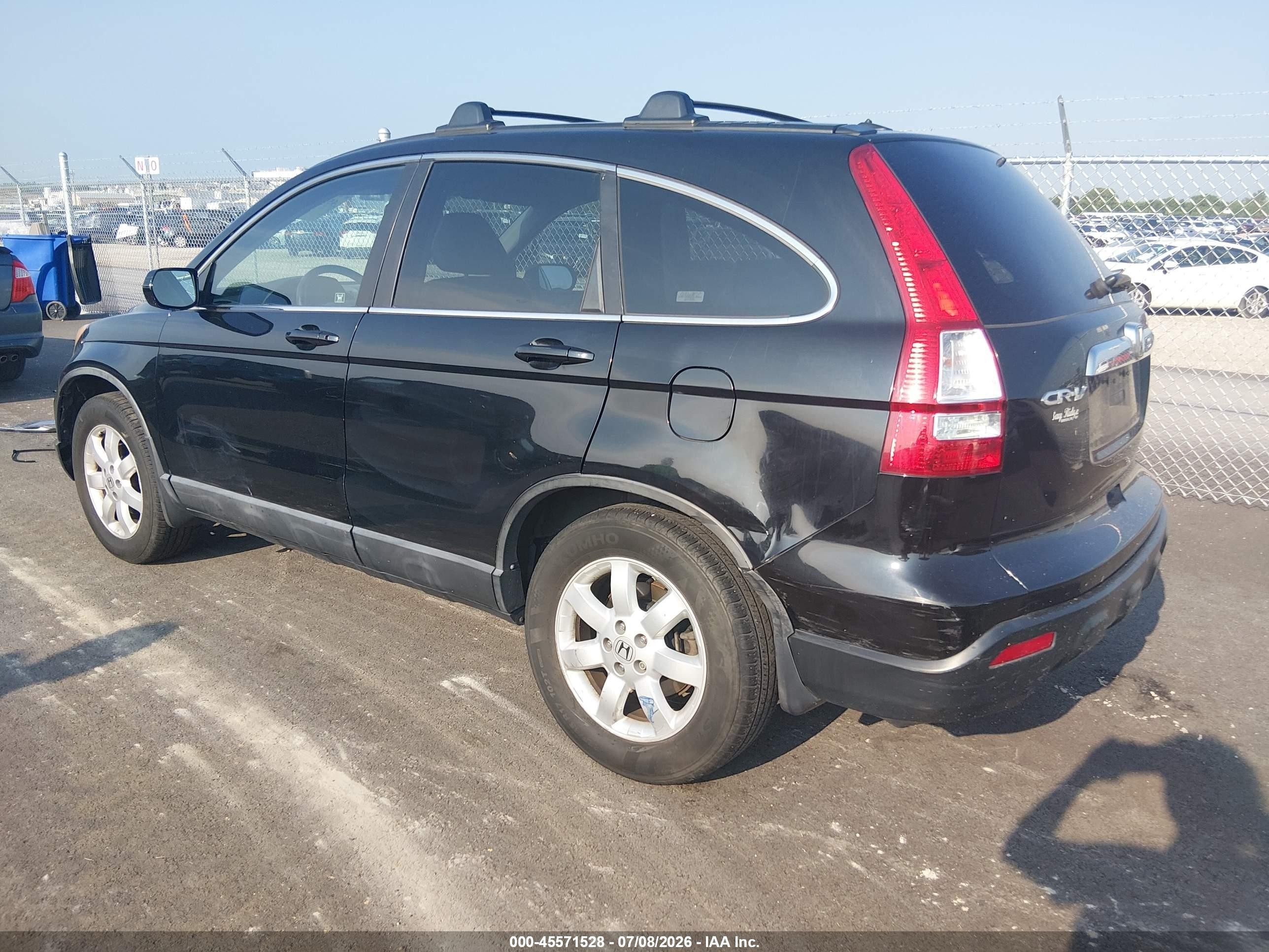 2009 Honda Cr-v Ex-l Black vin: 5J6RE48719L069738