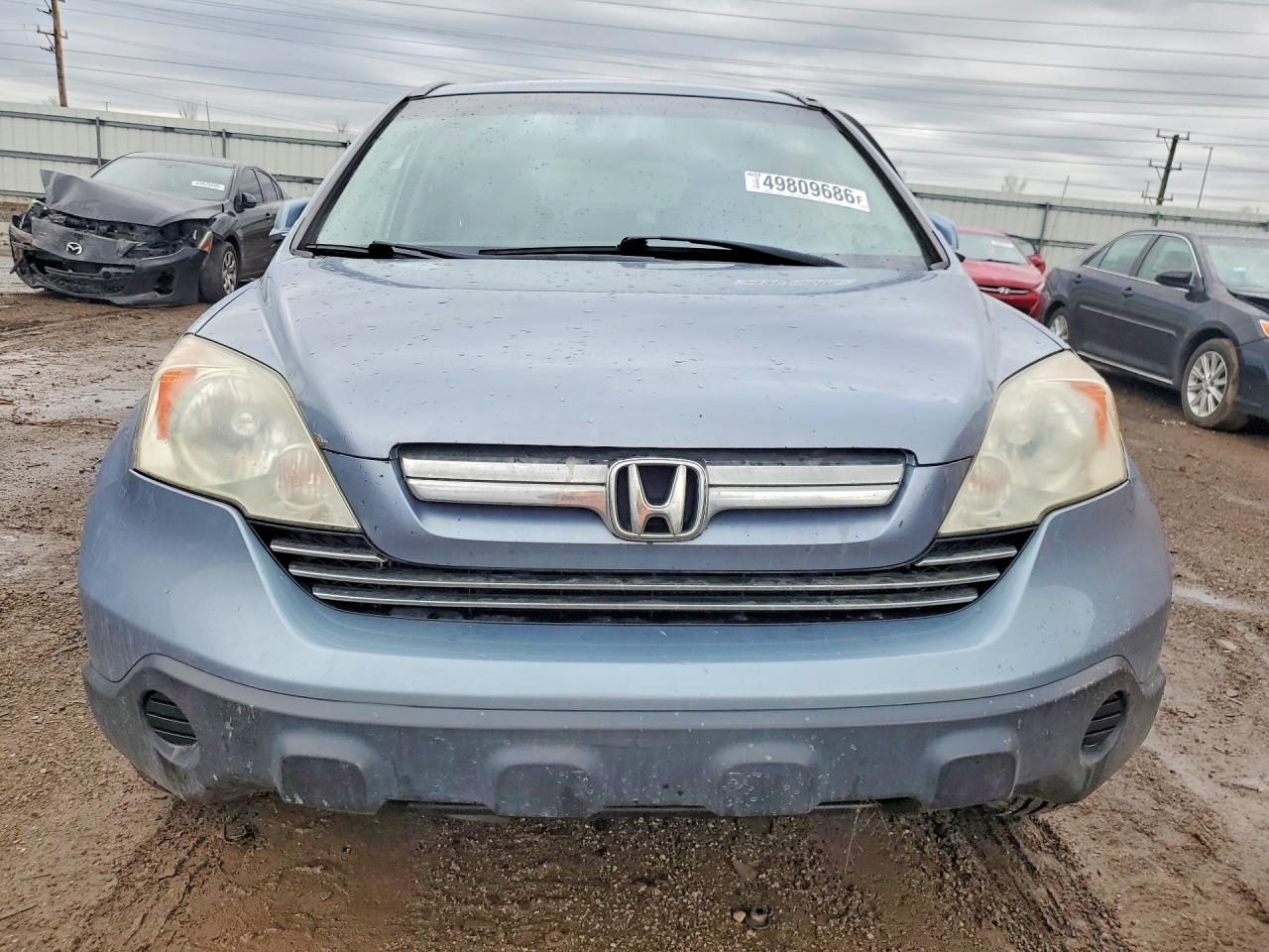 2007 Honda Cr-v Exl Синий vin: 5J6RE48727L003101