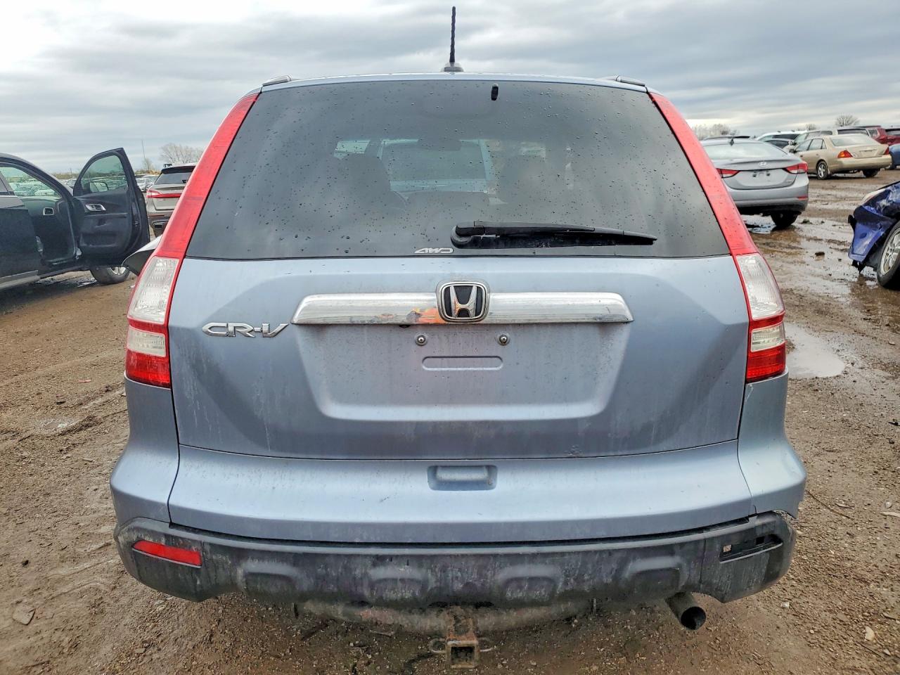 2007 Honda Cr-v Exl Синий vin: 5J6RE48727L003101