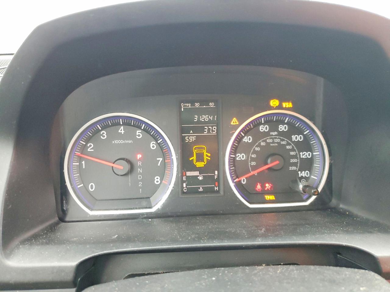 2007 Honda Cr-v Exl Синий vin: 5J6RE48727L003101