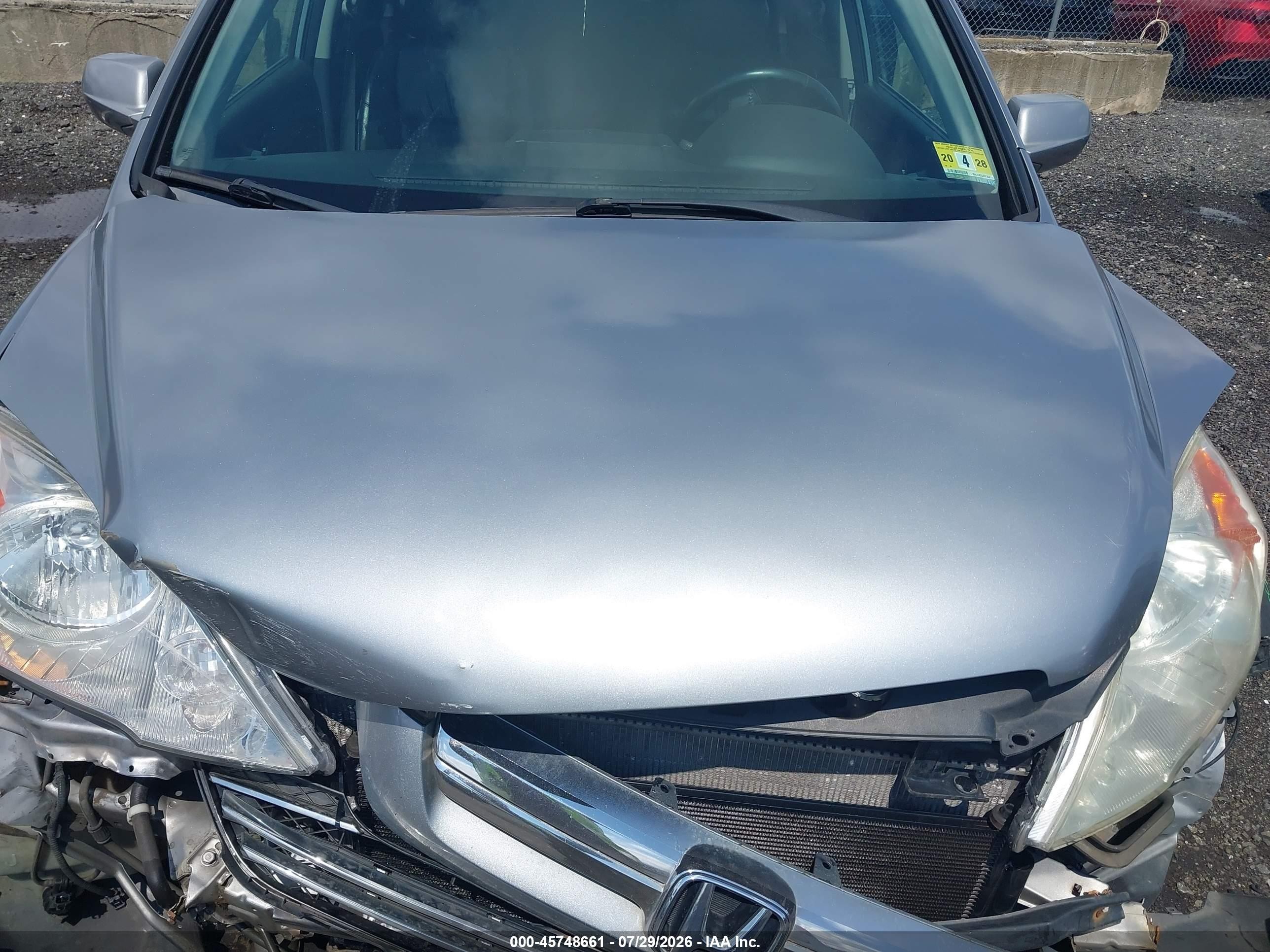 2007 Honda Cr-v Ex-l Silver vin: 5J6RE48727L006144