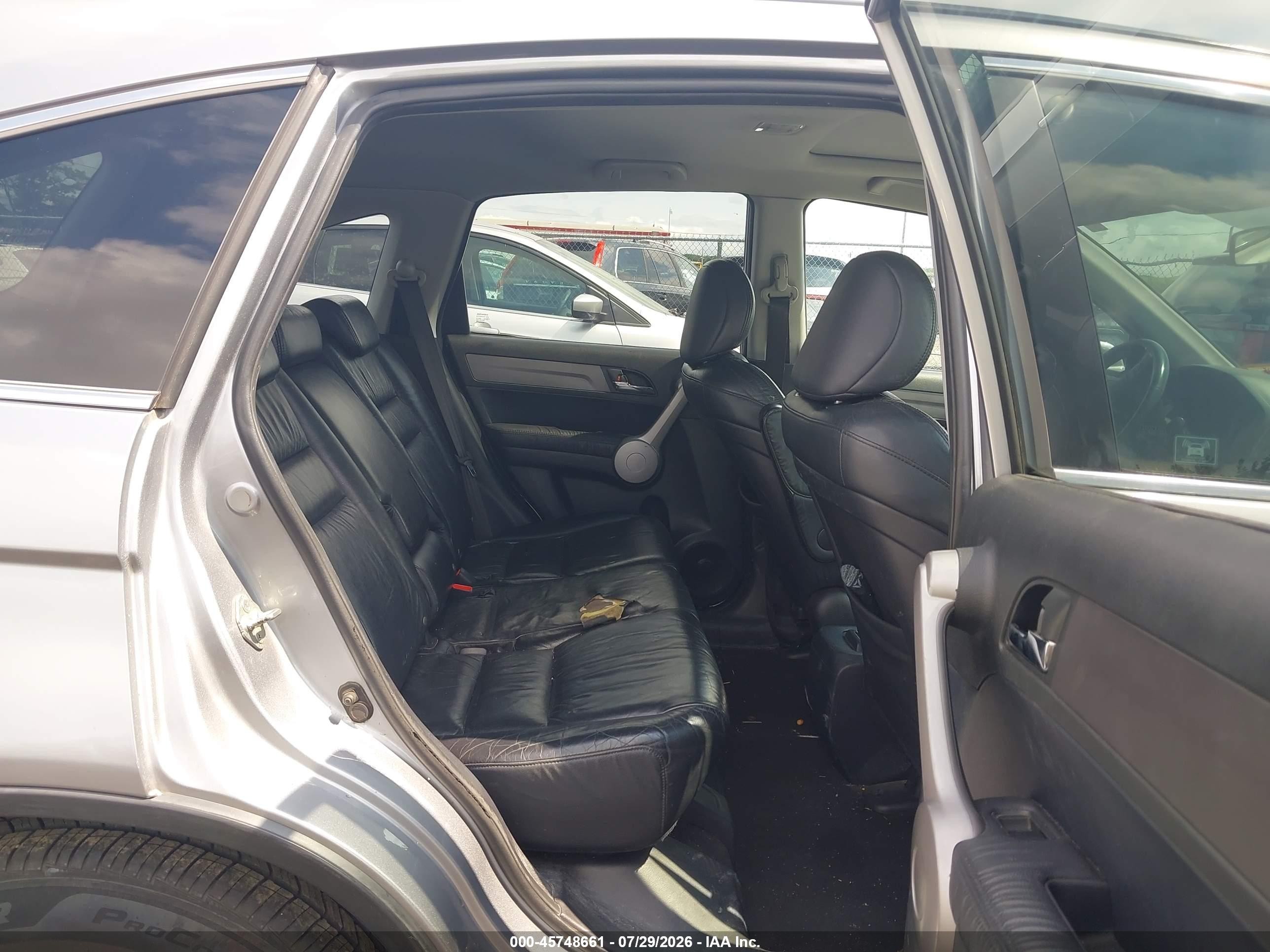 2007 Honda Cr-v Ex-l Silver vin: 5J6RE48727L006144