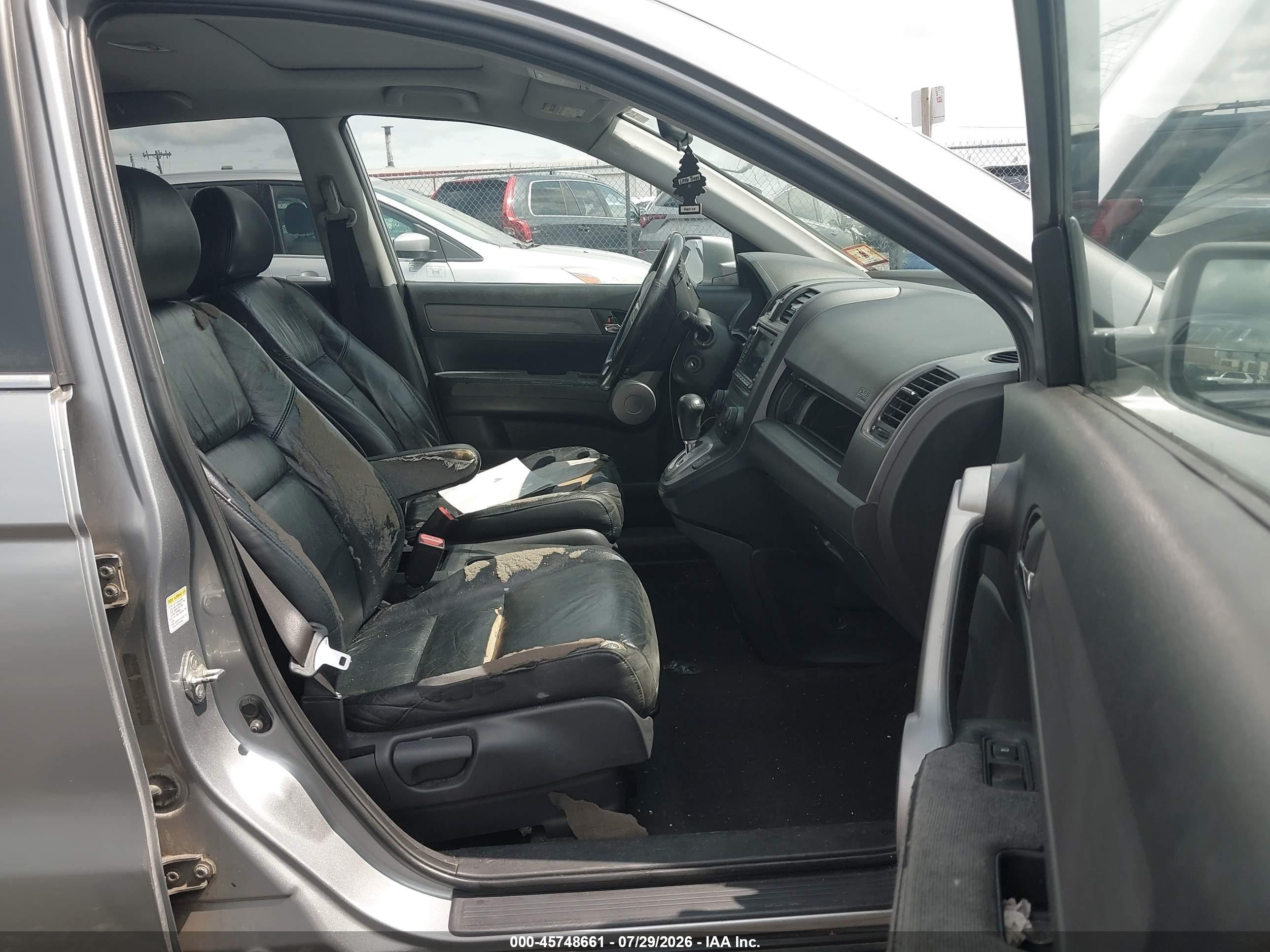 2007 Honda Cr-v Ex-l Silver vin: 5J6RE48727L006144