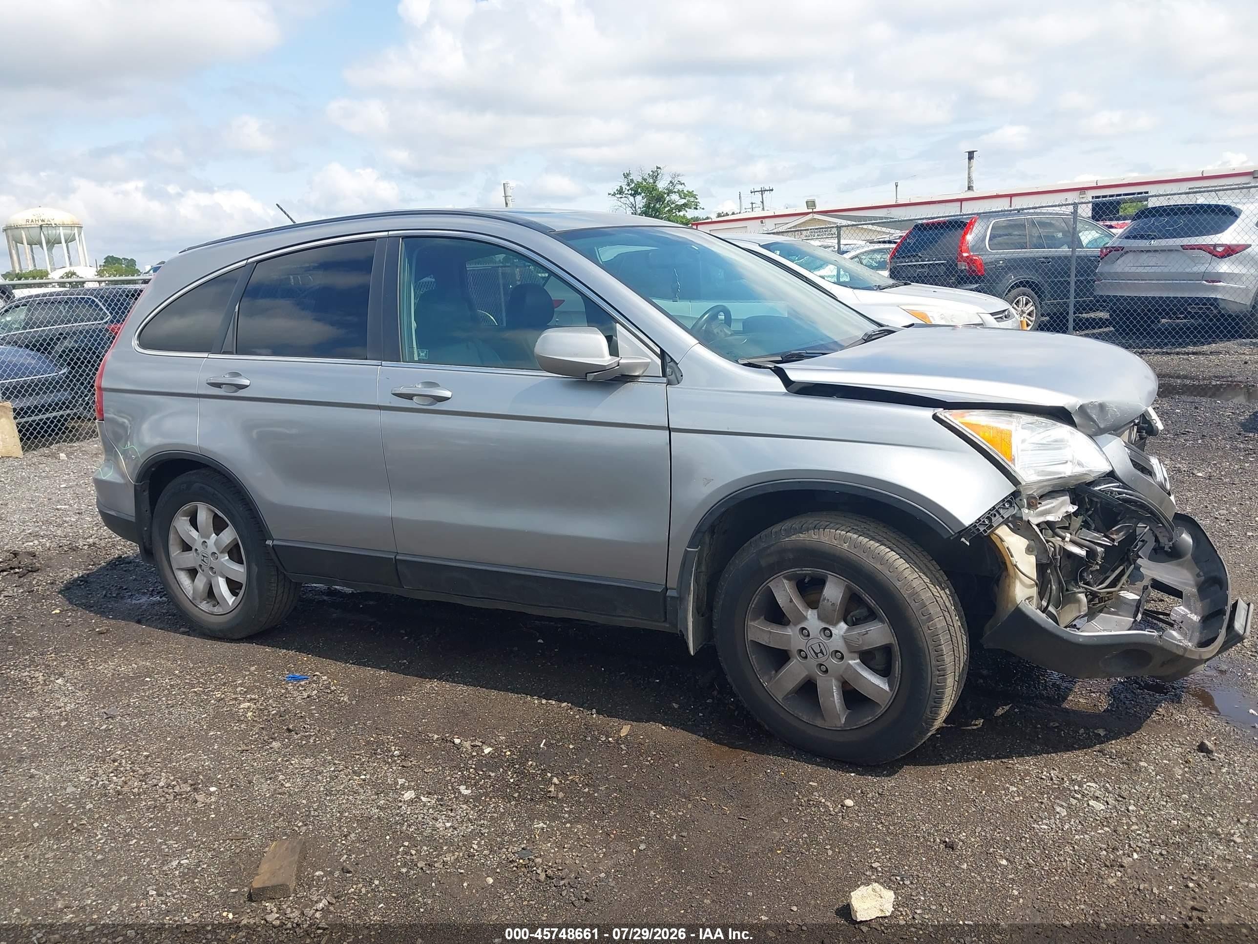 2007 Honda Cr-v Ex-l Silver vin: 5J6RE48727L006144