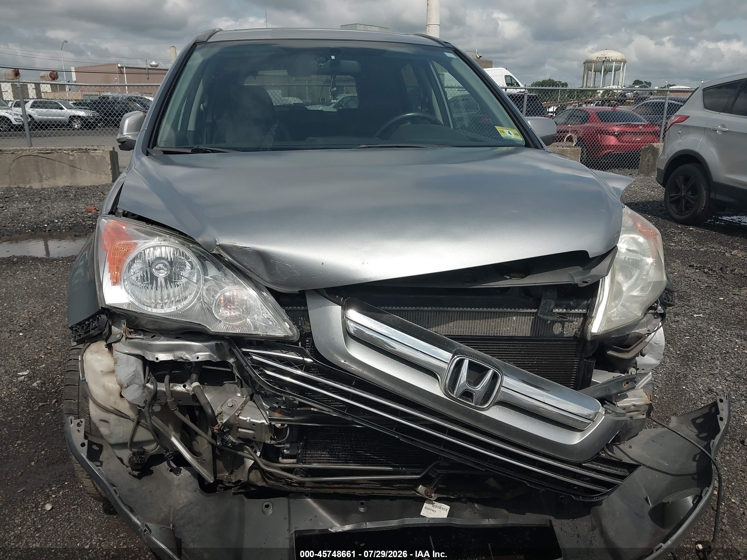 2007 Honda Cr-v Ex-l Silver vin: 5J6RE48727L006144