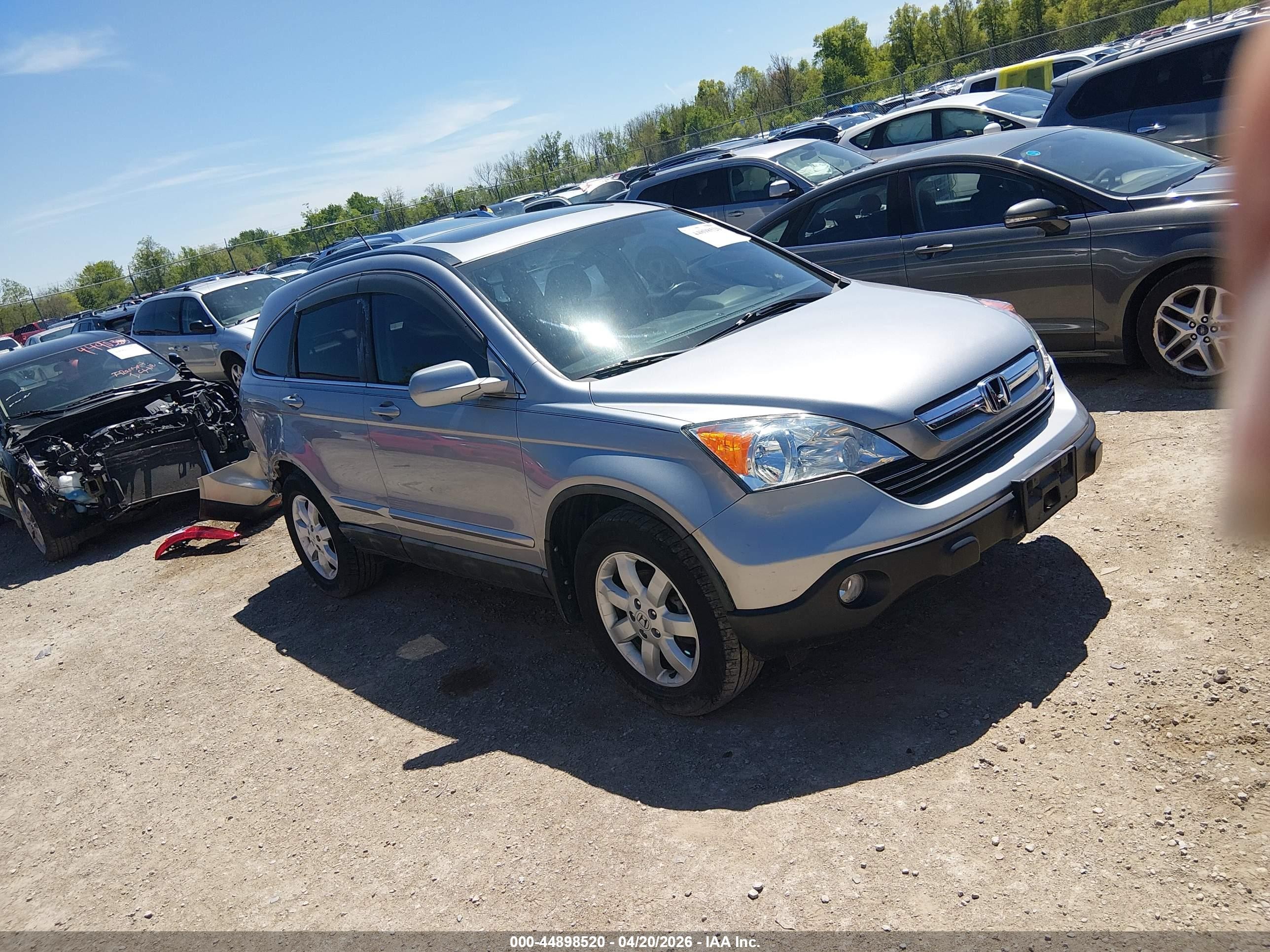 2008 Honda Cr-v Ex-l Серебряный vin: 5J6RE48728L017999