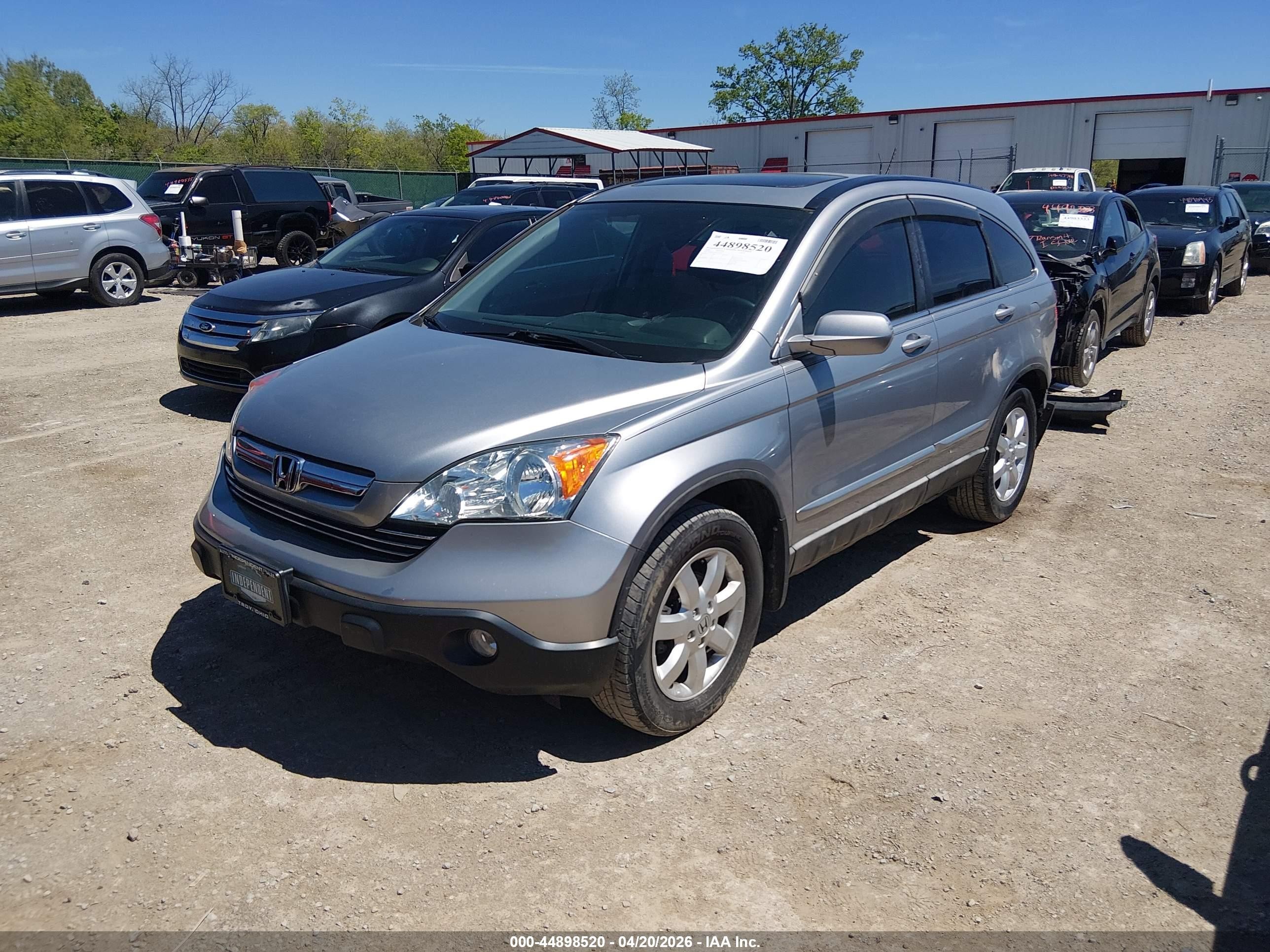 2008 Honda Cr-v Ex-l Серебряный vin: 5J6RE48728L017999