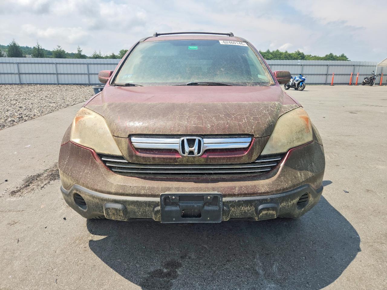 2008 Honda Cr-v Exl Burgundy vin: 5J6RE48728L033166