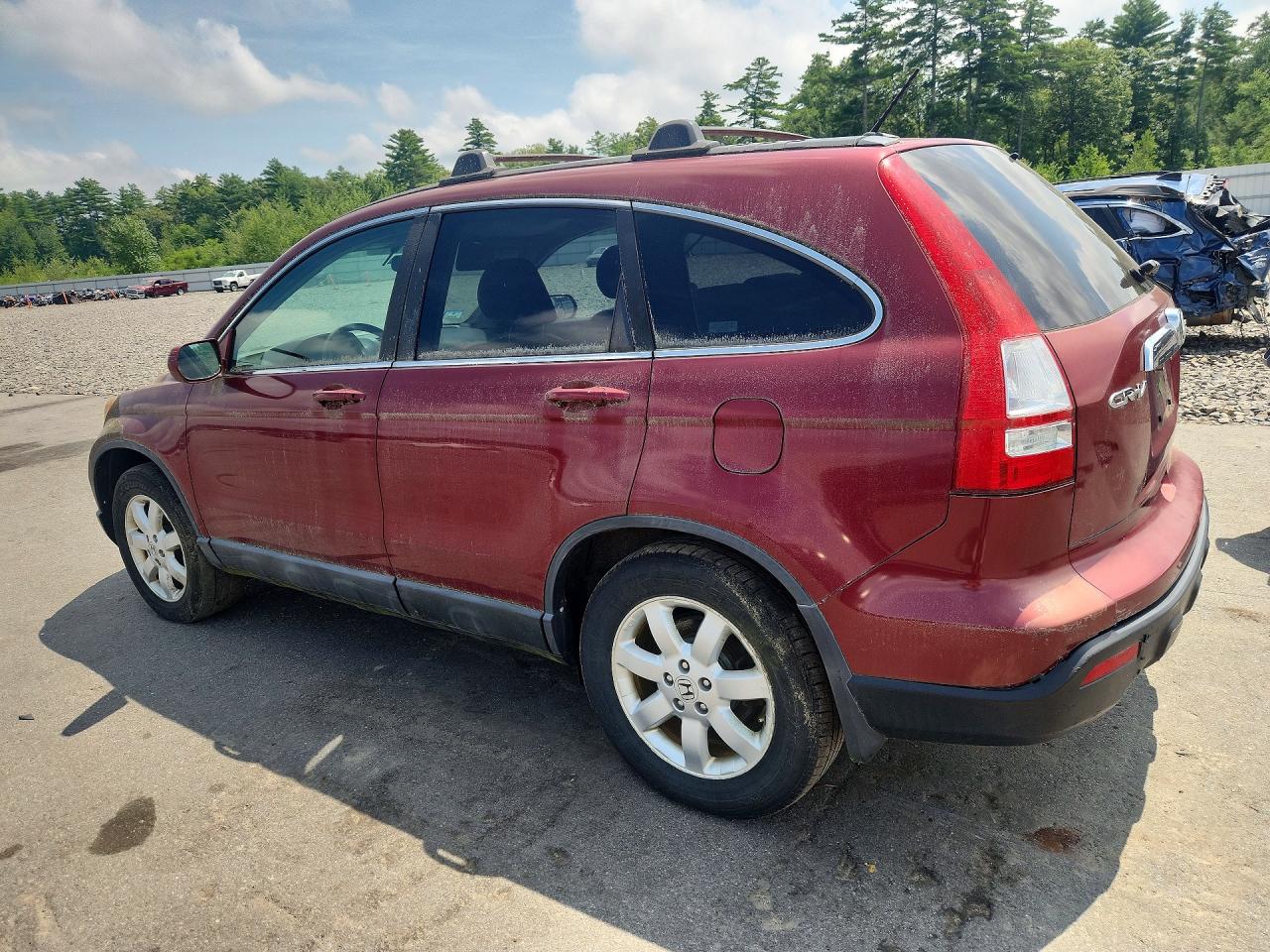 2008 Honda Cr-v Exl Burgundy vin: 5J6RE48728L033166