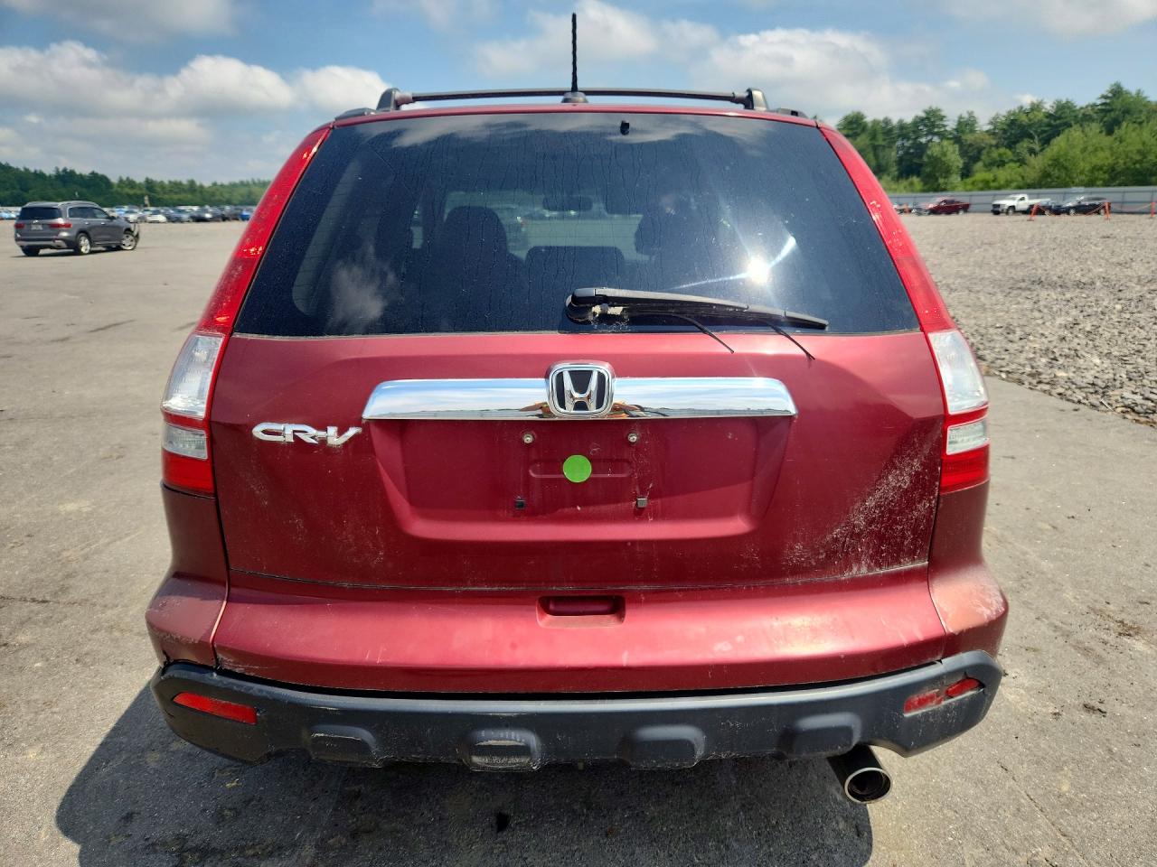 2008 Honda Cr-v Exl Burgundy vin: 5J6RE48728L033166