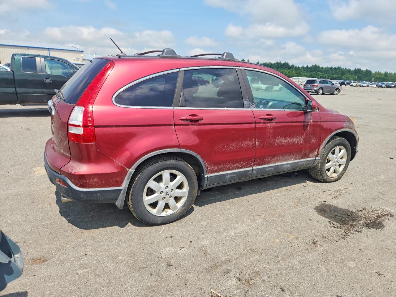 2008 Honda Cr-v Exl Burgundy vin: 5J6RE48728L033166