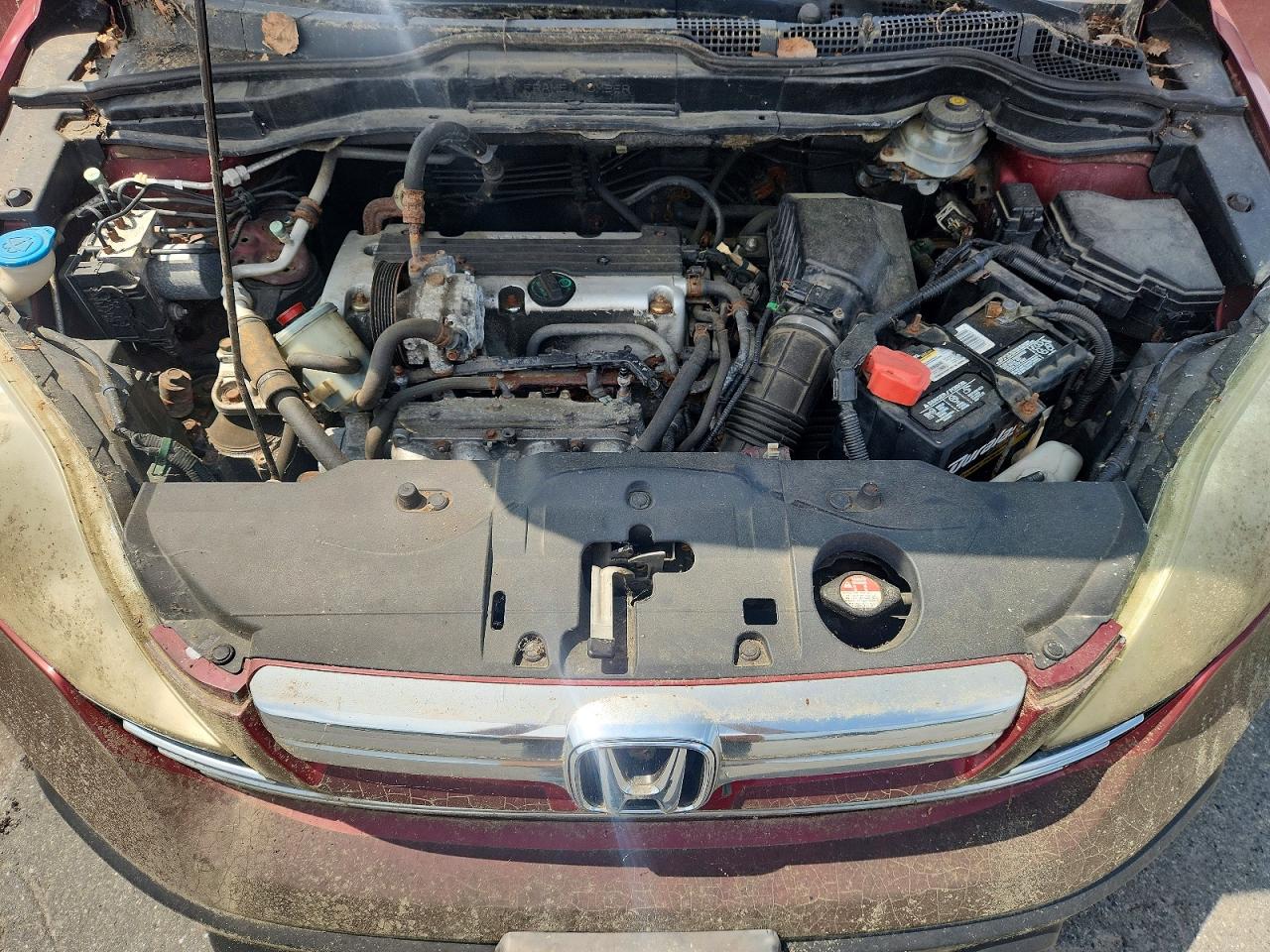 2008 Honda Cr-v Exl Burgundy vin: 5J6RE48728L033166