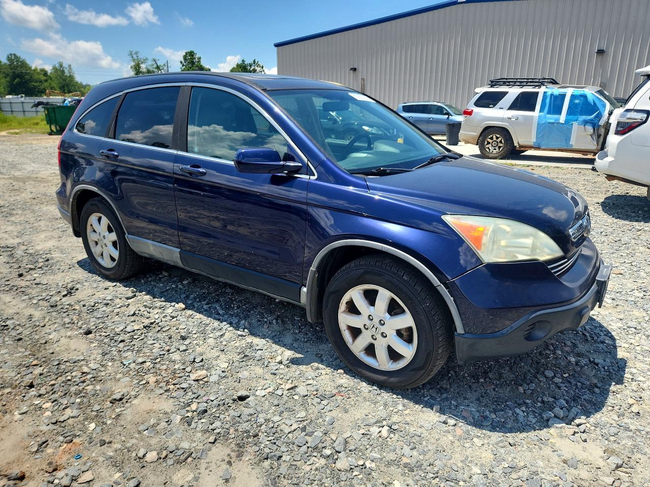 2008 Honda Cr-v Exl Blue vin: 5J6RE48728L035872