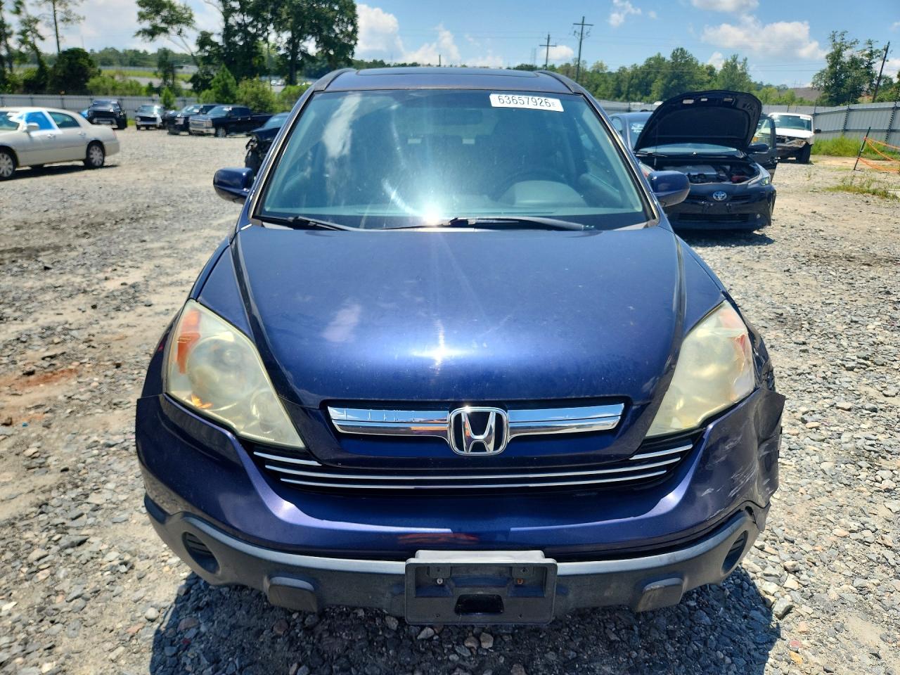2008 Honda Cr-v Exl Blue vin: 5J6RE48728L035872