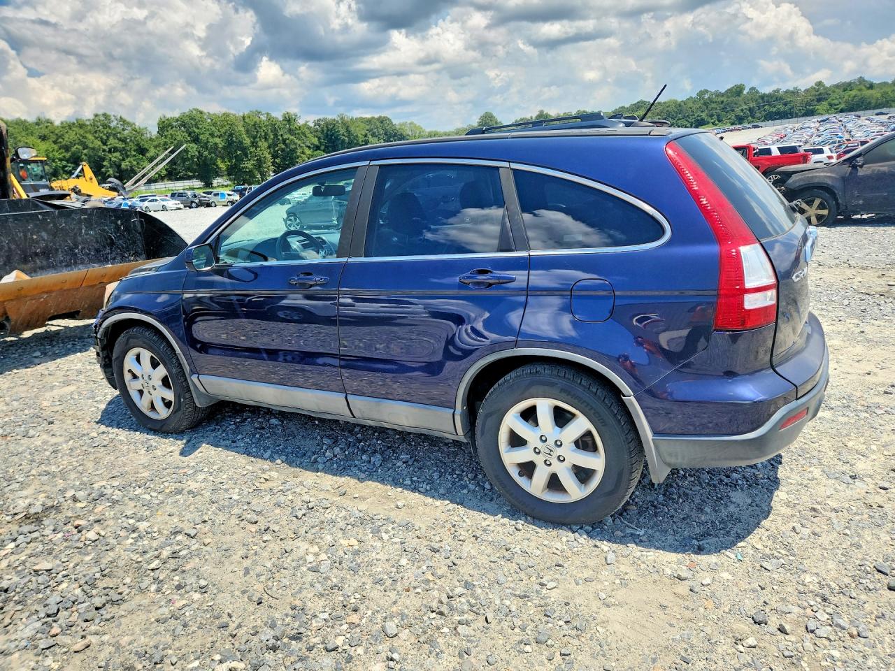2008 Honda Cr-v Exl Blue vin: 5J6RE48728L035872