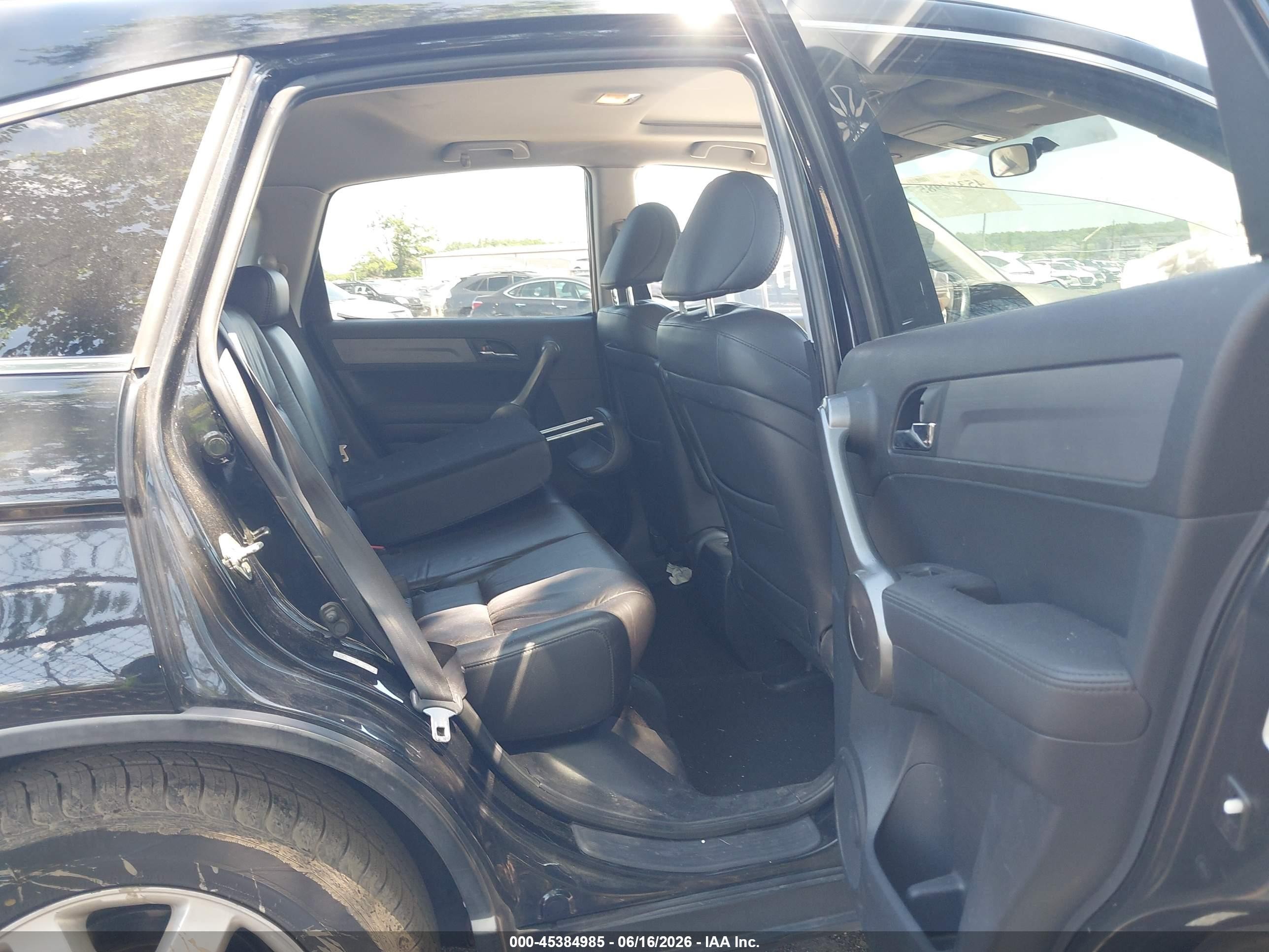 2008 Honda Cr-v Ex-l Black vin: 5J6RE48728L038125