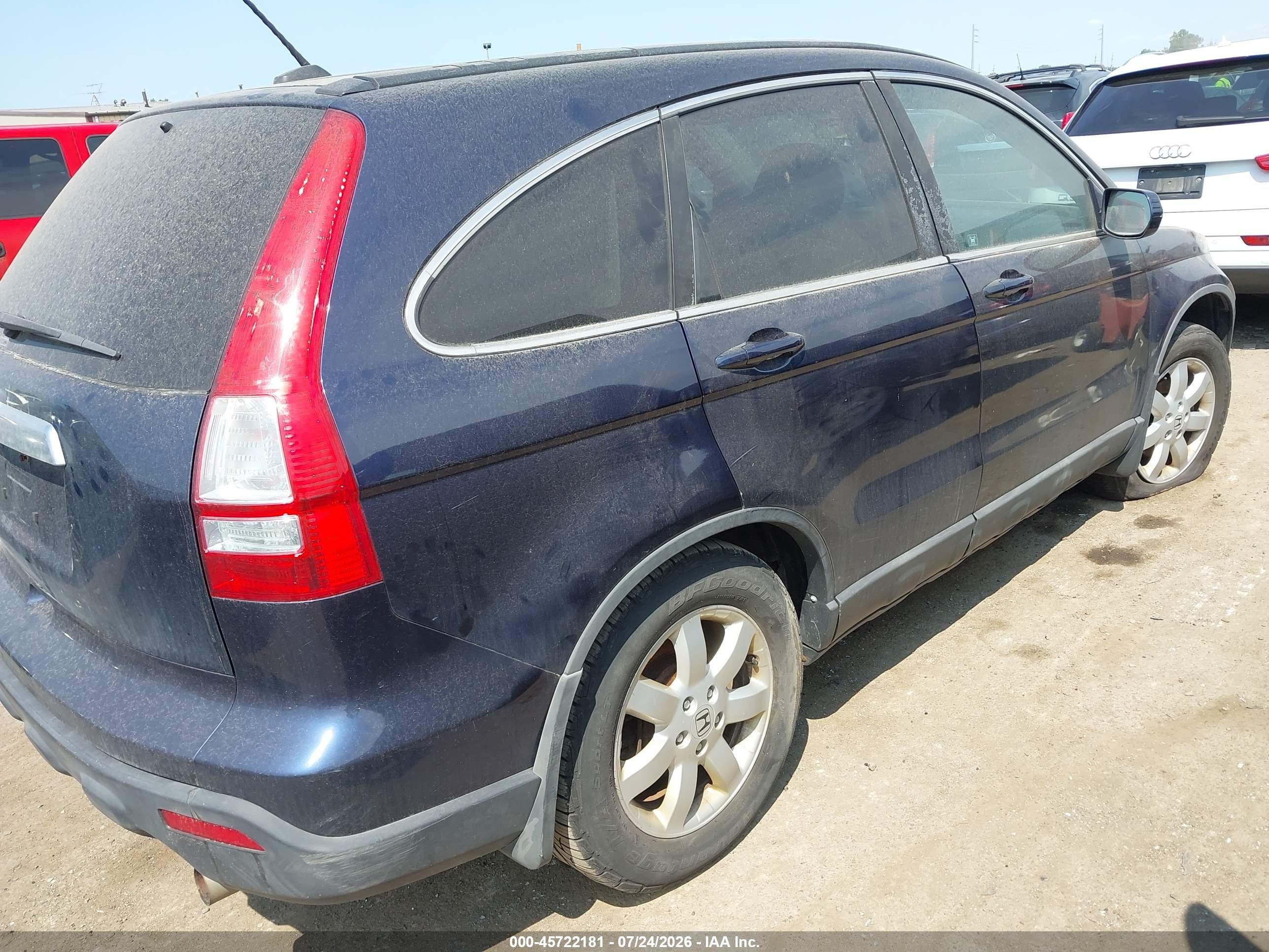 2009 Honda Cr-v Ex-l Синий vin: 5J6RE48729L004588